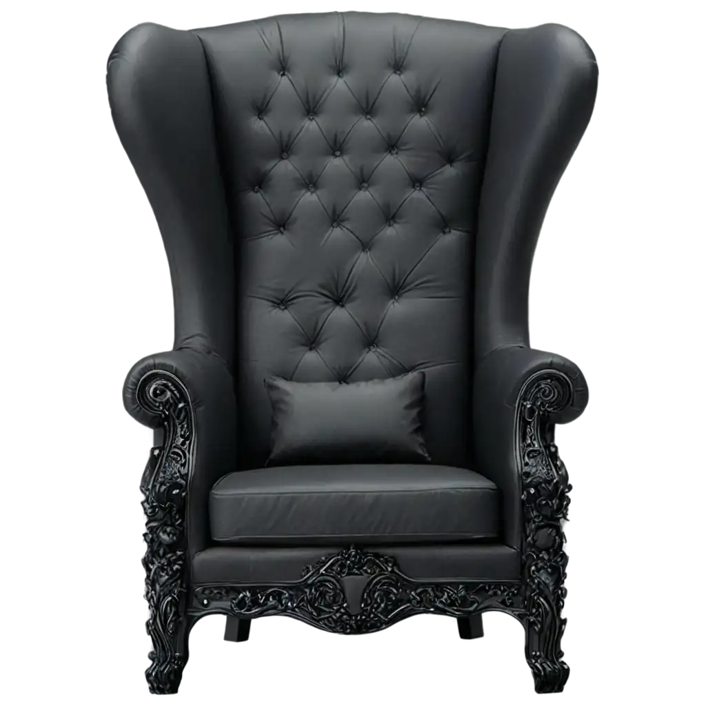 Majestic-Black-Throne-PNG-Image-Perfect-for-Design-and-Digital-Projects