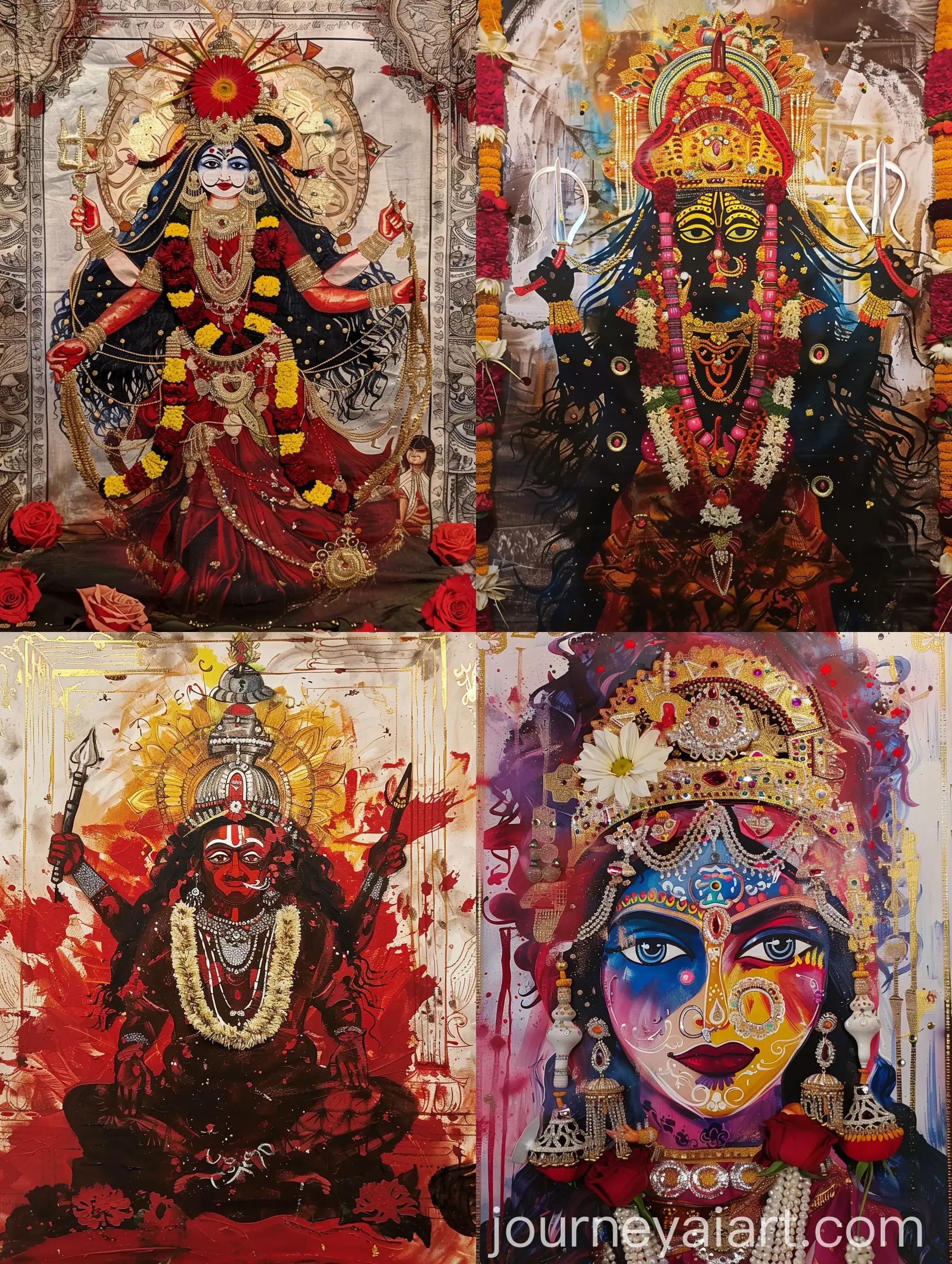 Divine-Mataji-Mahakali-Maa-Blessing-Devotees