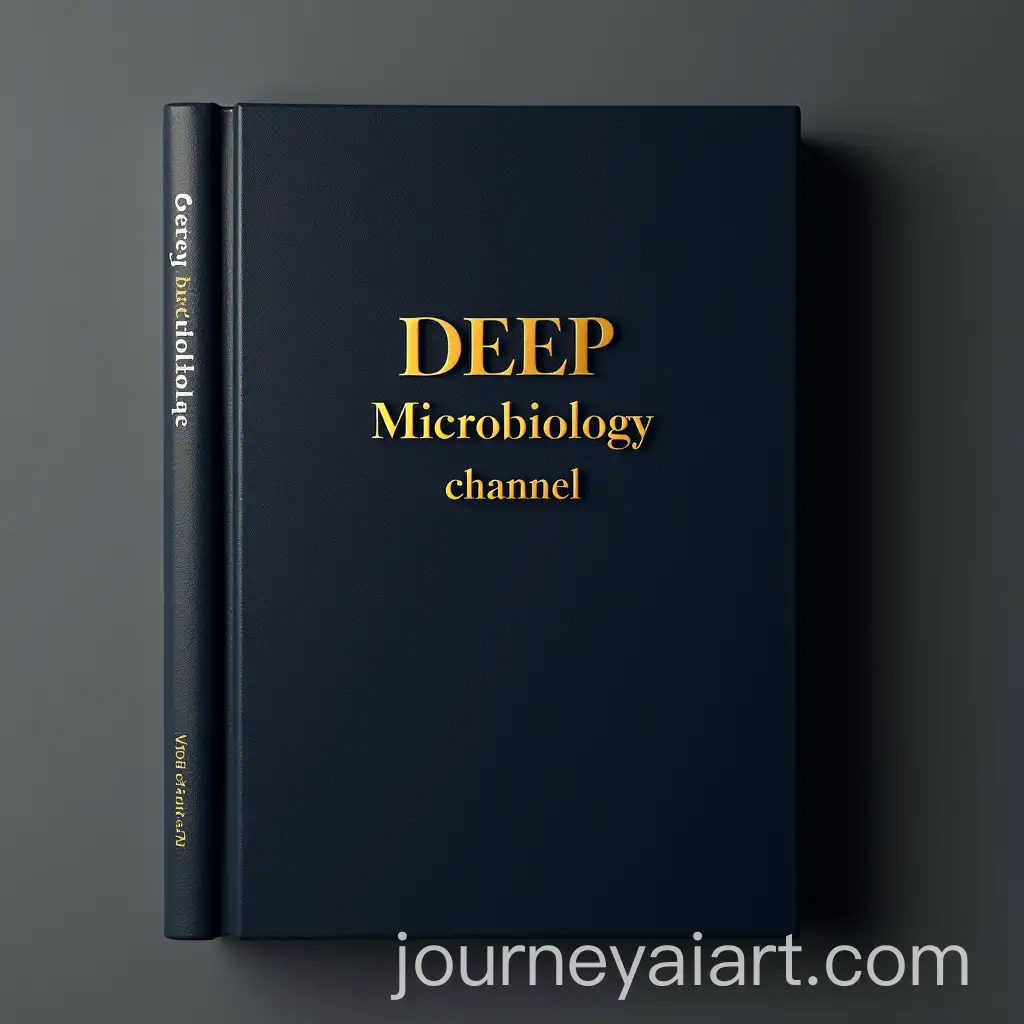 Elegant-Gold-Lettering-on-Dark-NavyBlue-Book-Deep-Microbiology-Channel