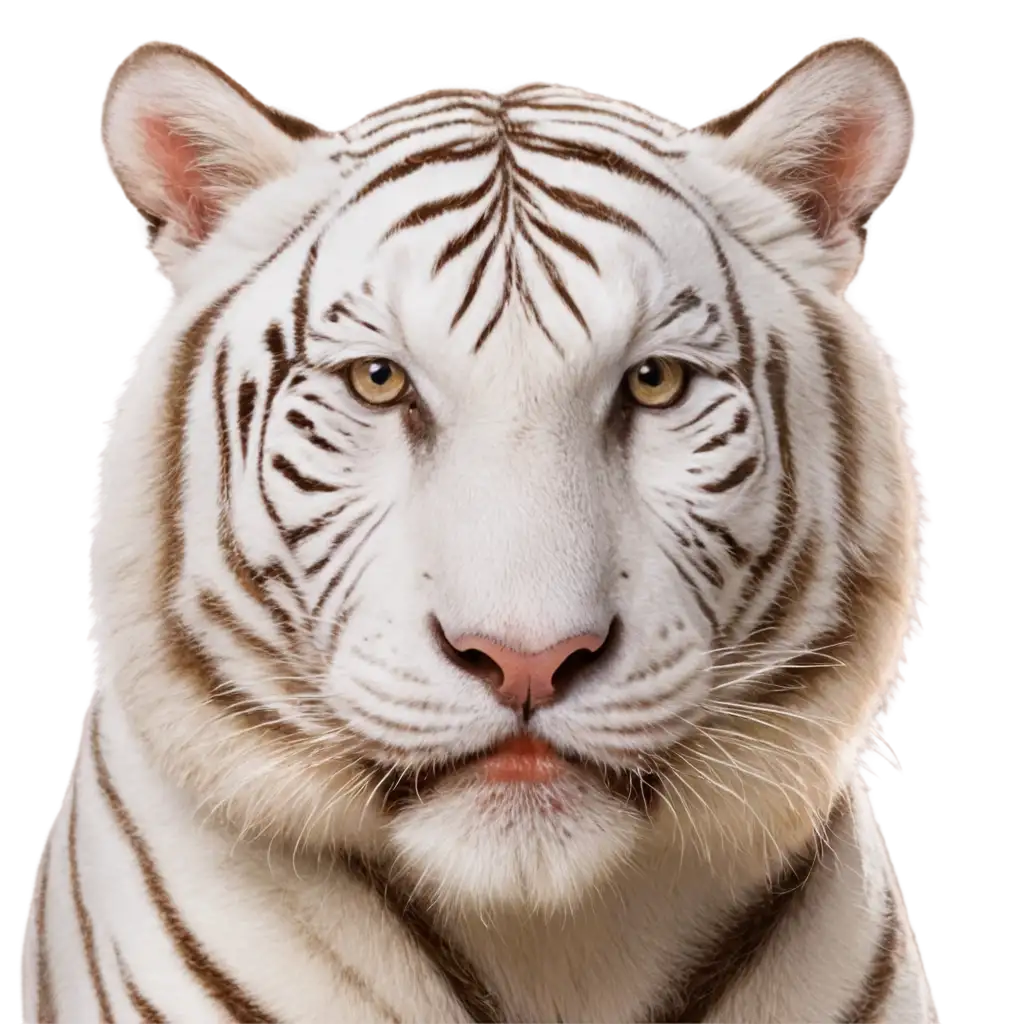 white tiger face