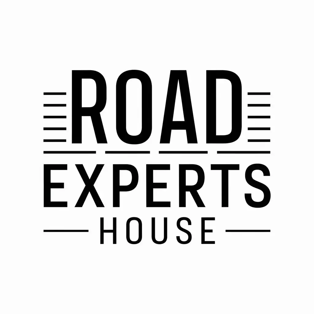 LOGO-Design-for-Road-Experts-House-Construction-Company-Emblem-with-Road-Construction-Theme