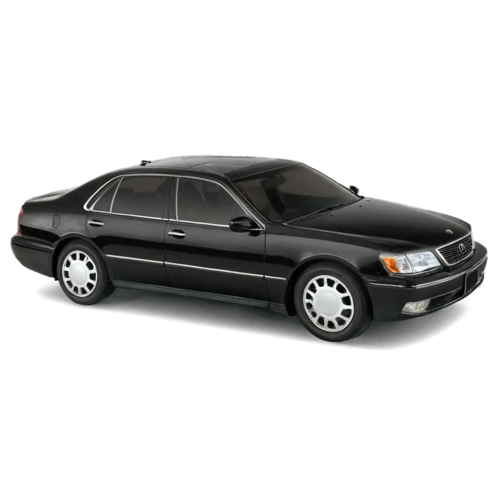 Black-Lexus-LS-400-PNG-Image-HighQuality-Transparent-Car-Visual-for-Design-Projects