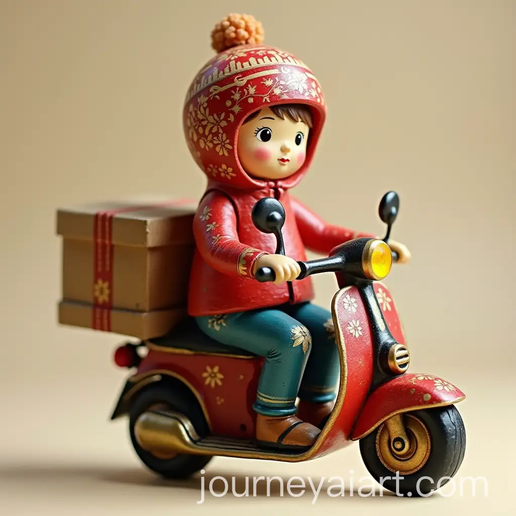Matryoshka-Doll-Riding-a-Delivery-Motorbike-in-a-Colorful-Urban-Setting