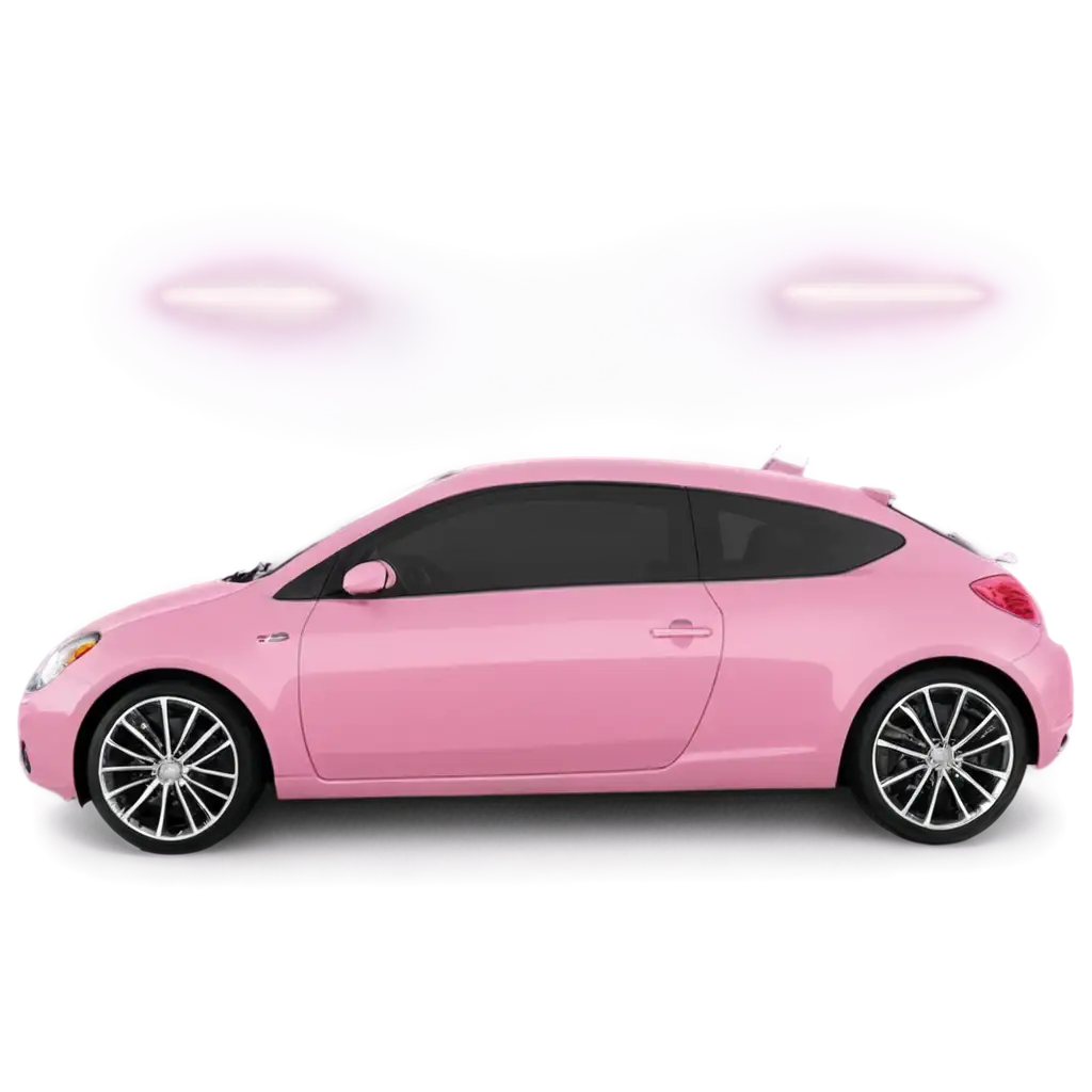 Pink color car