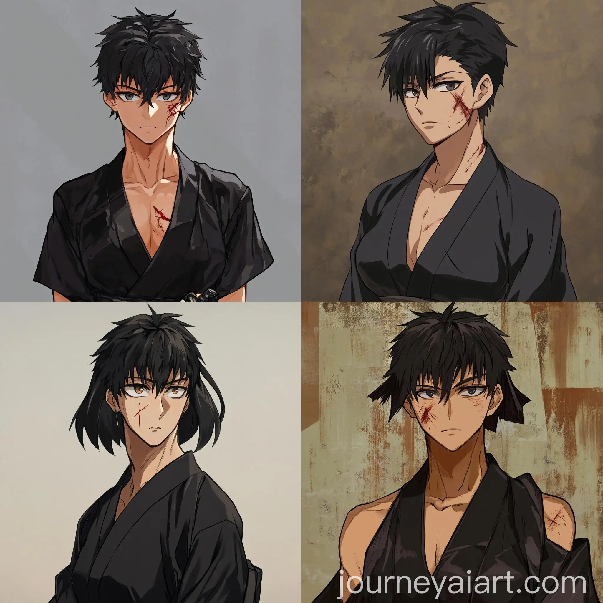 Confident-AnimeStyle-Asian-Woman-in-Samurai-Attire-with-Scars