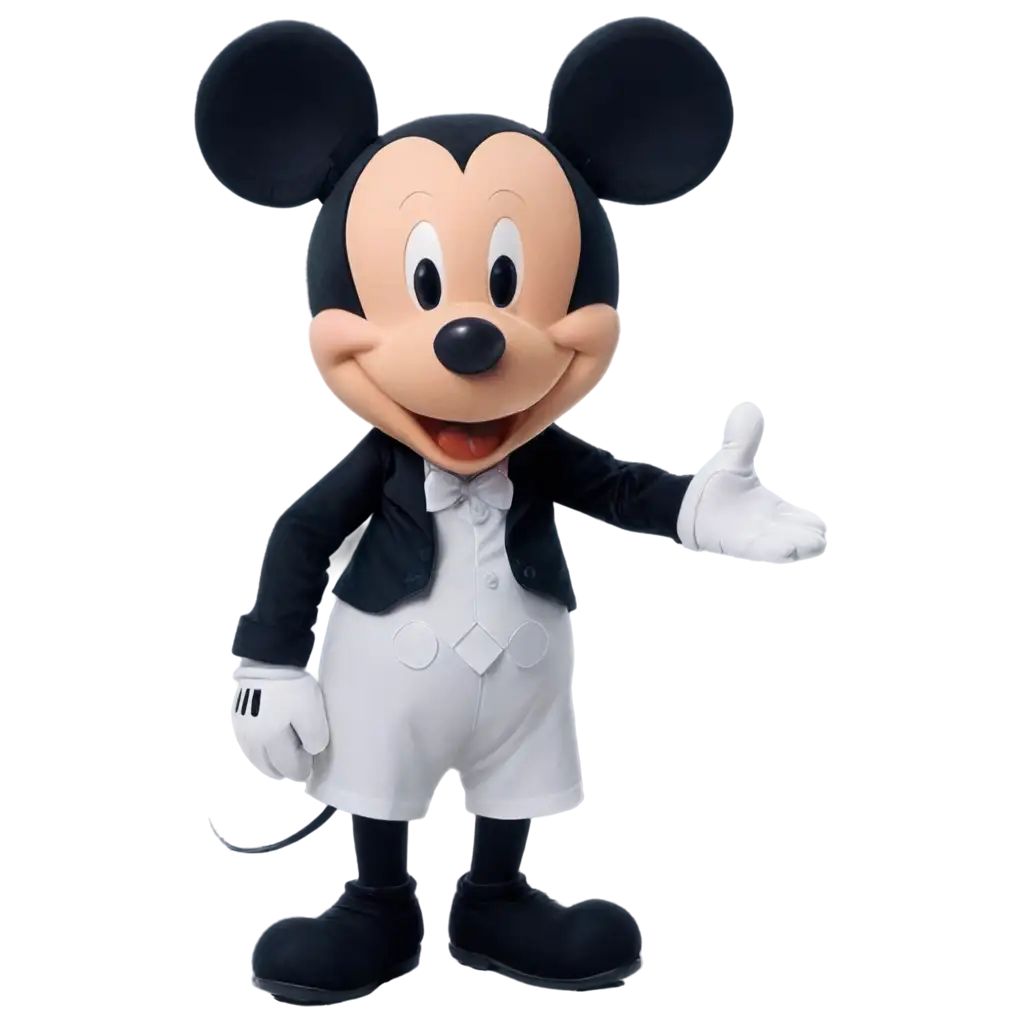 Mickey-Mouse-PNG-Image-with-Editing-Costume-in-Standing-Position-for-Creative-Use