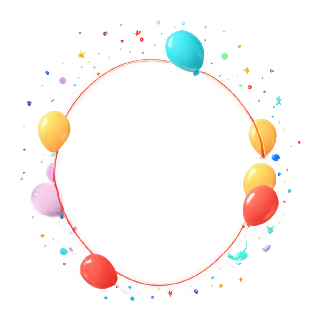 Colorful-CloudShaped-Frame-PNG-Image-Surrounded-by-Balloons-for-Versatile-Design-Use