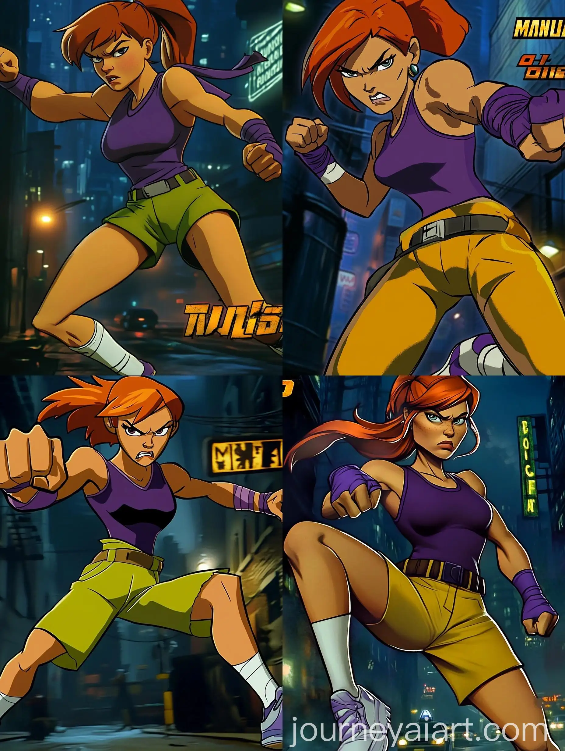 April-ONeil-Ninja-Kick-in-New-York-City