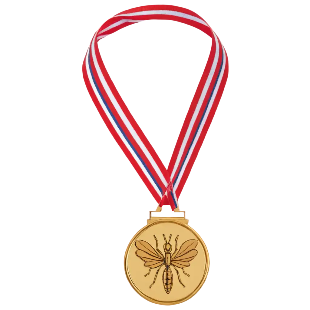 Create-a-House-Mosquito-with-a-Gold-Medal-PNG-Image