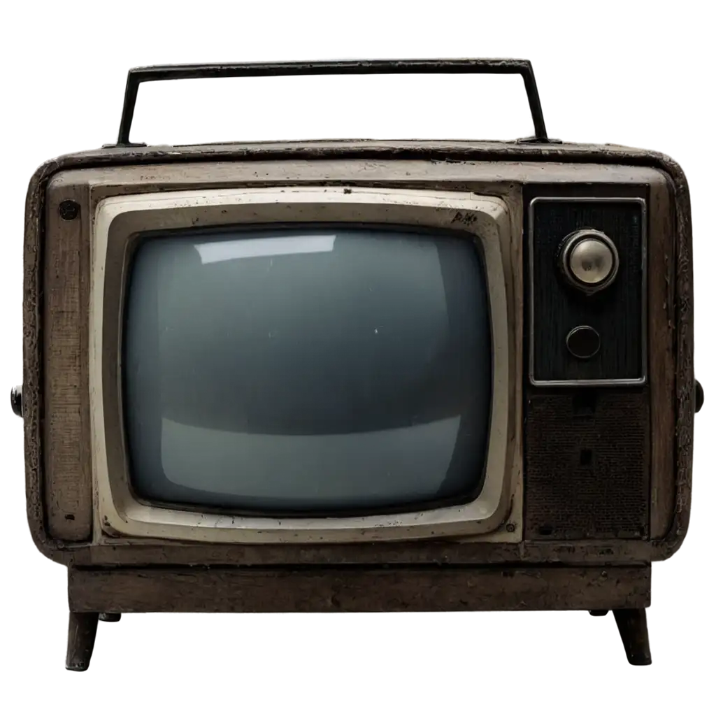 Real-Old-TV-PNG-Image-Perfect-for-Vintage-Aesthetic-Projects