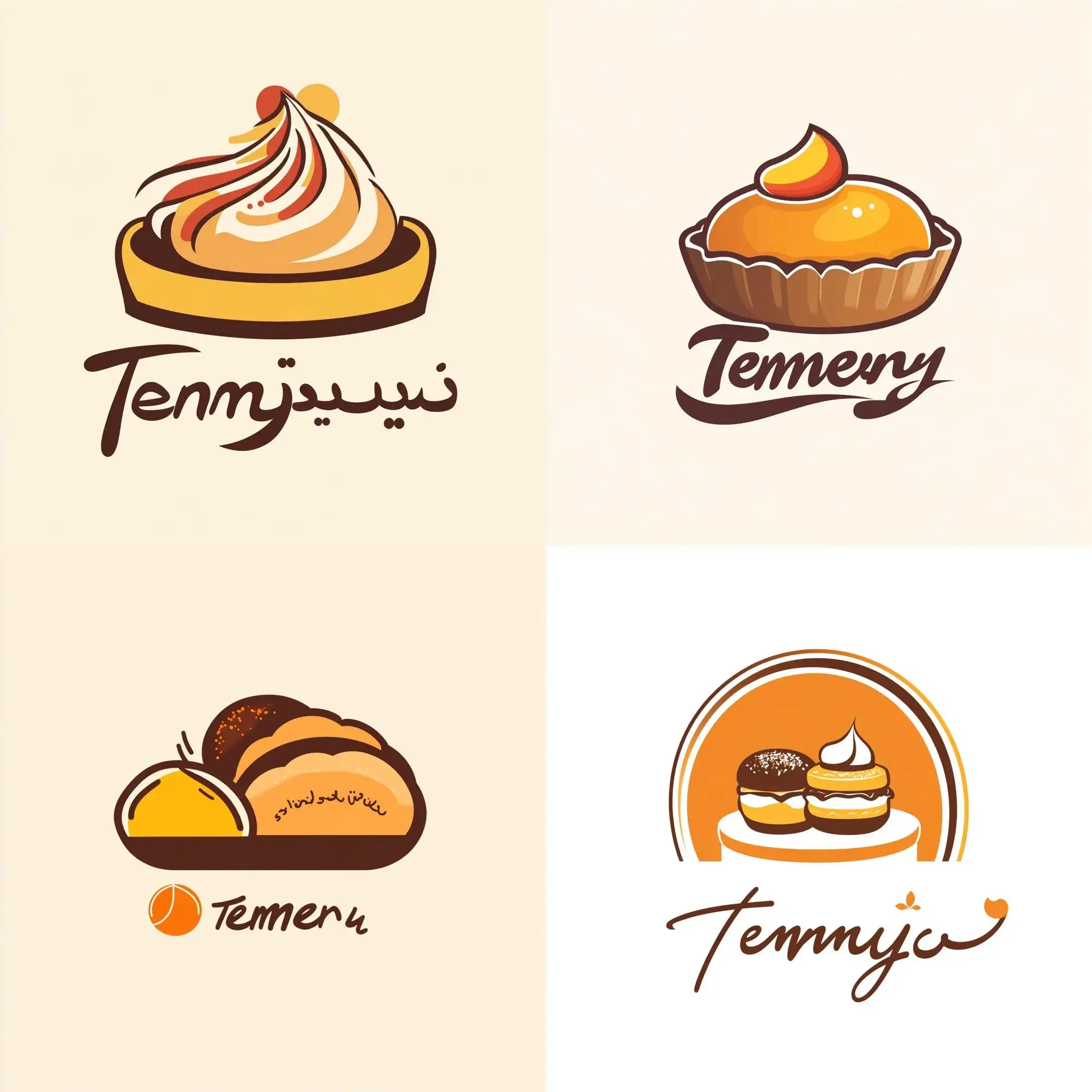 Vibrant-Logo-Design-for-Temren-Eatry-and-Pastry-with-Orange-Lemon-and-Brown-Colors