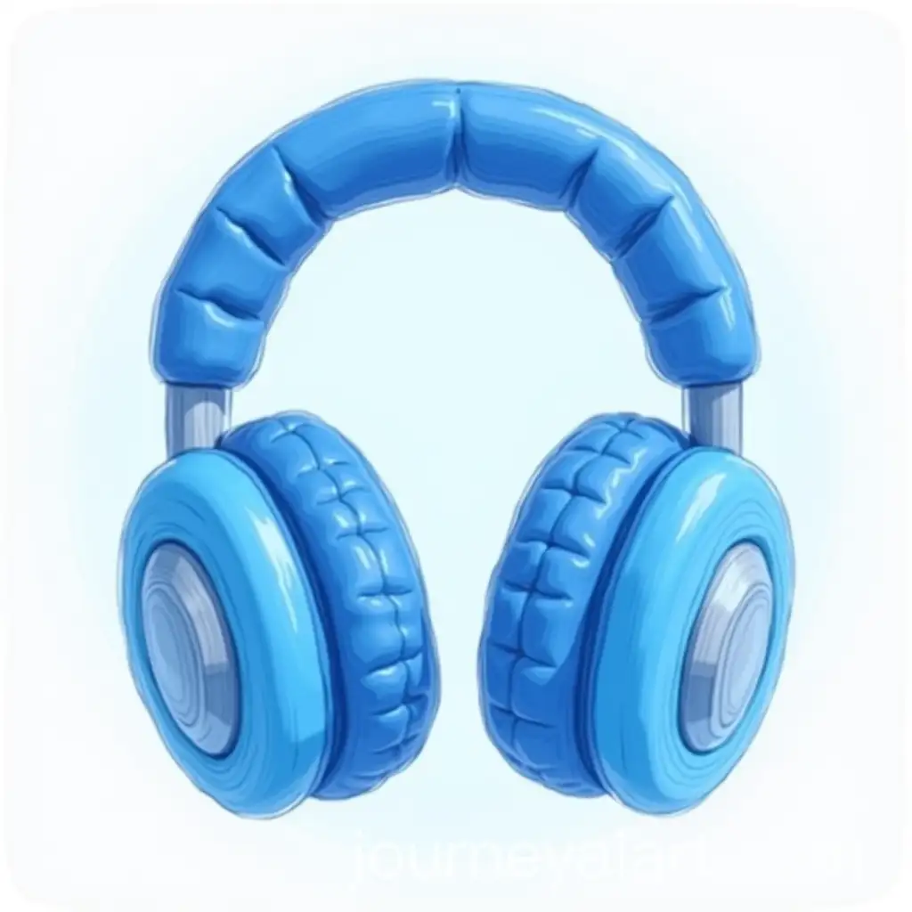 HighQuality-Headphones-Icon-in-Volumetric-2000s-Internet-Style-with-Blue-Tones