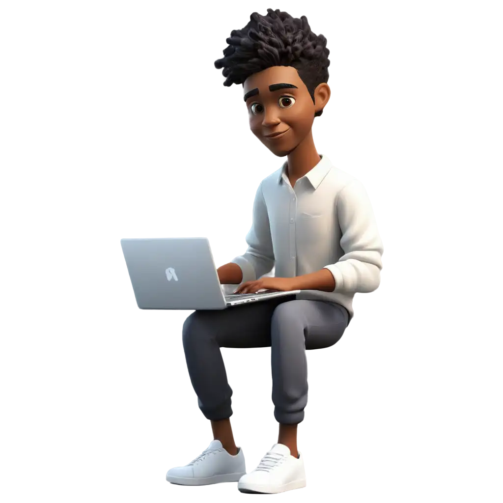 Digital-Cartoon-PNG-Person-with-Laptop