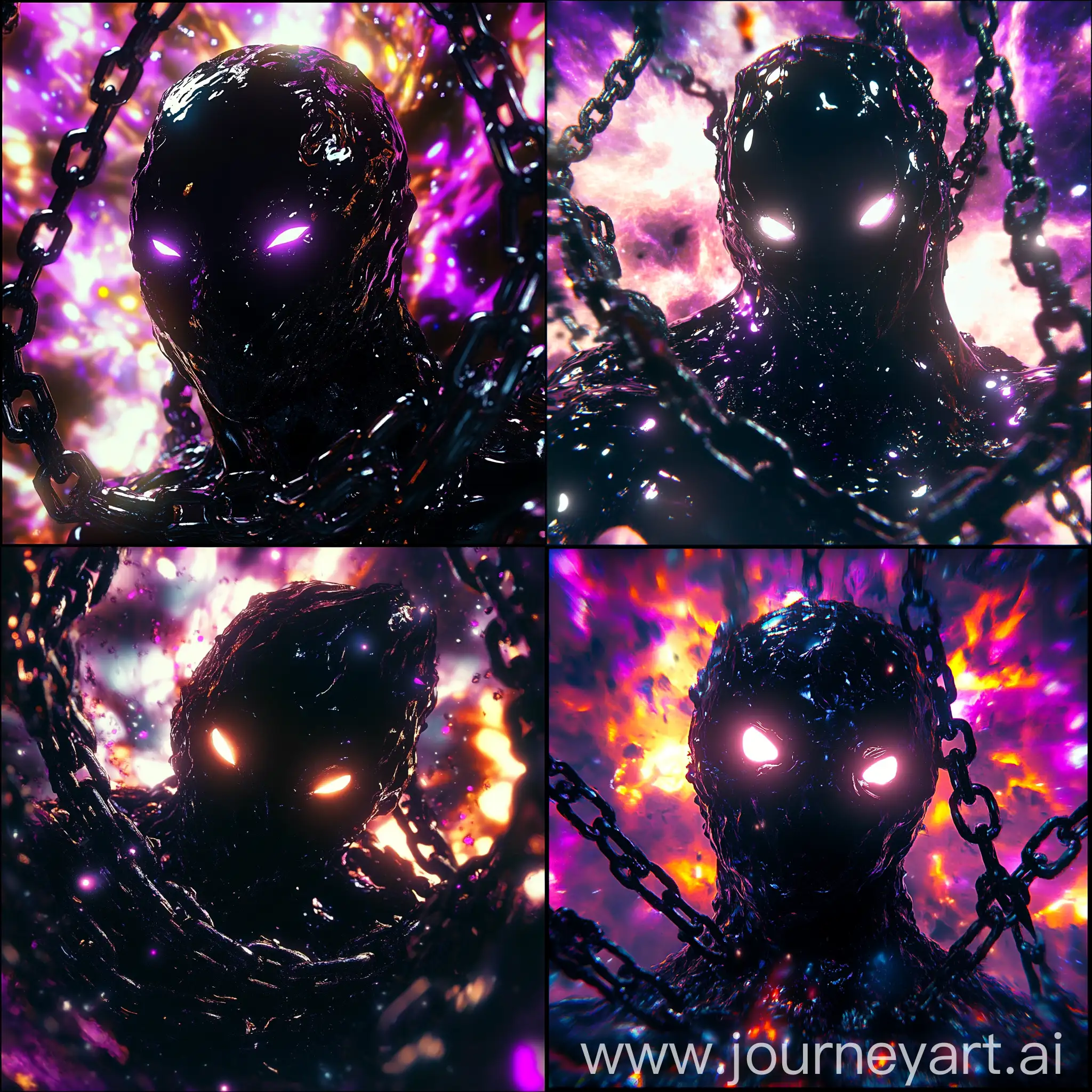 Sinister-Silhouette-of-a-Dark-Figure-with-Glowing-Eyes-Against-a-Galactic-Explosion