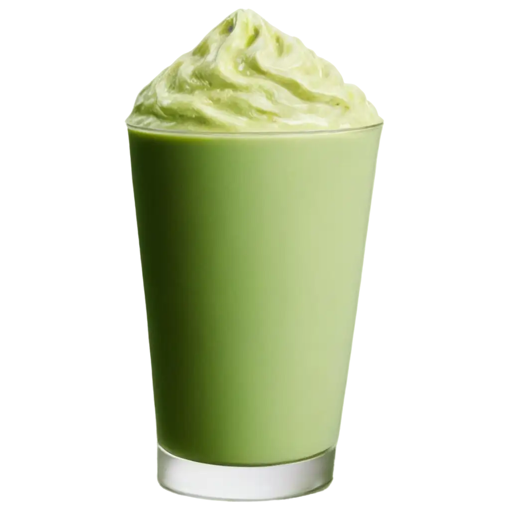 Green-Matcha-Latte-PNG-Image-Isolated-on-Transparent-Background-for-Versatile-Usage