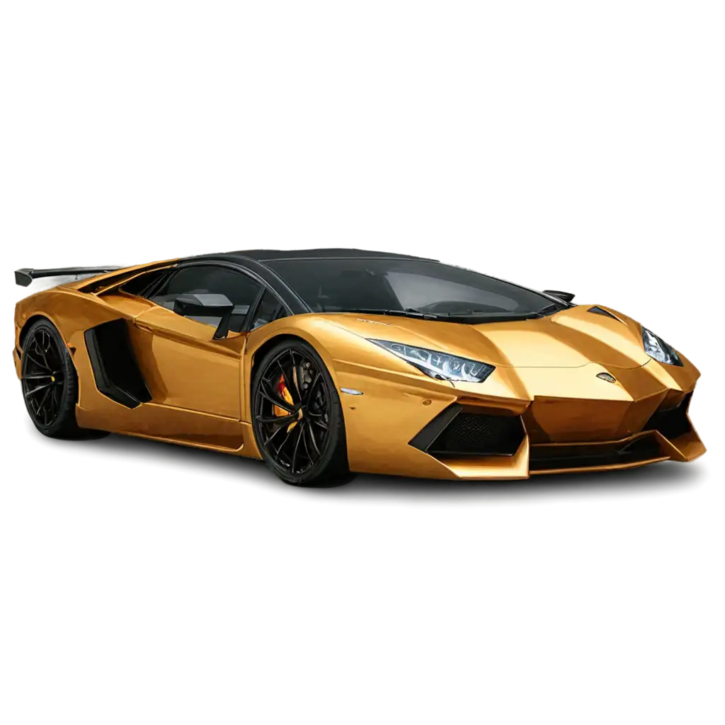 Stunning-Golden-Lamborghini-PNG-for-HighQuality-Image-Applications