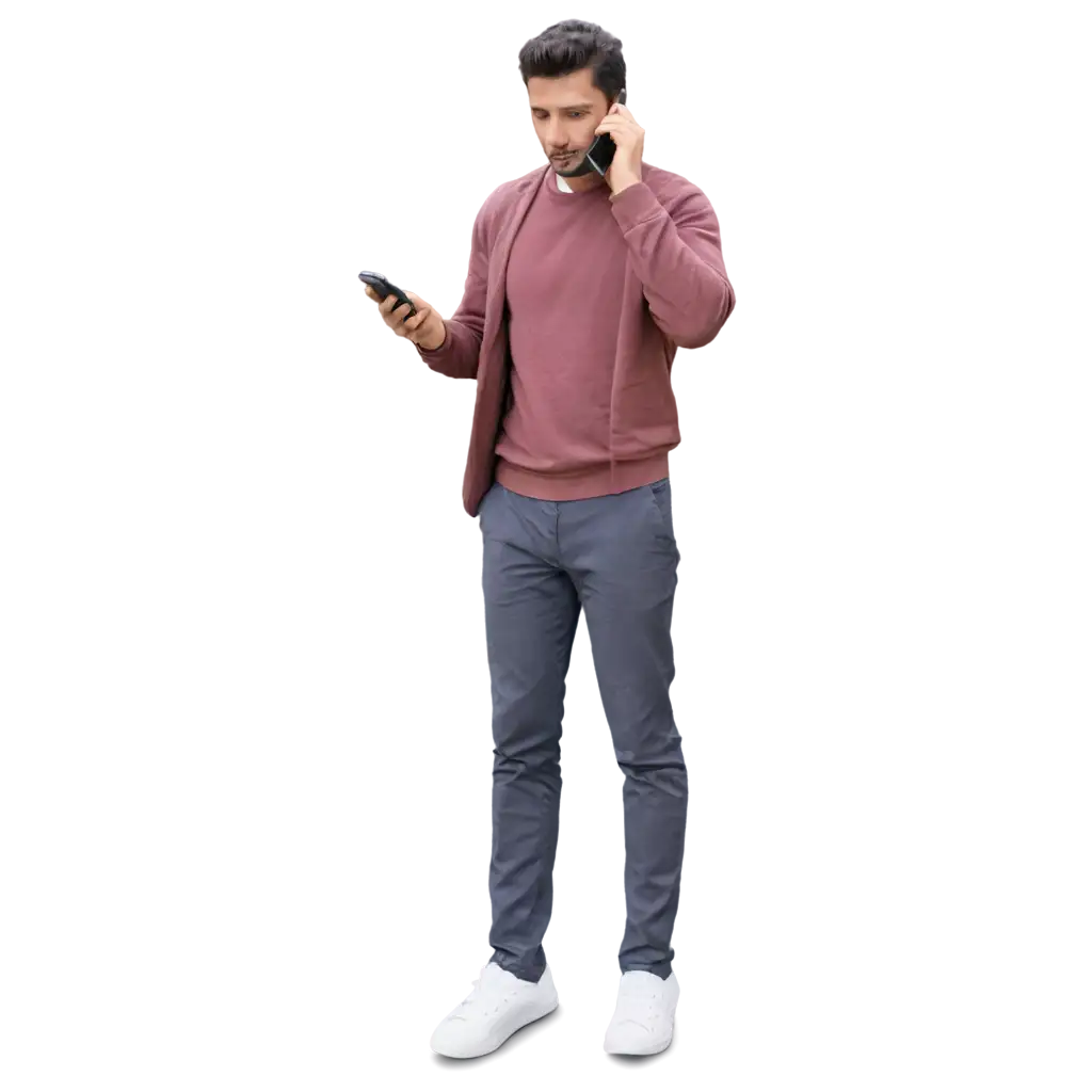 Man-Using-Mobile-Phone-PNG-Image-Modern-Communication-Technology-Concept