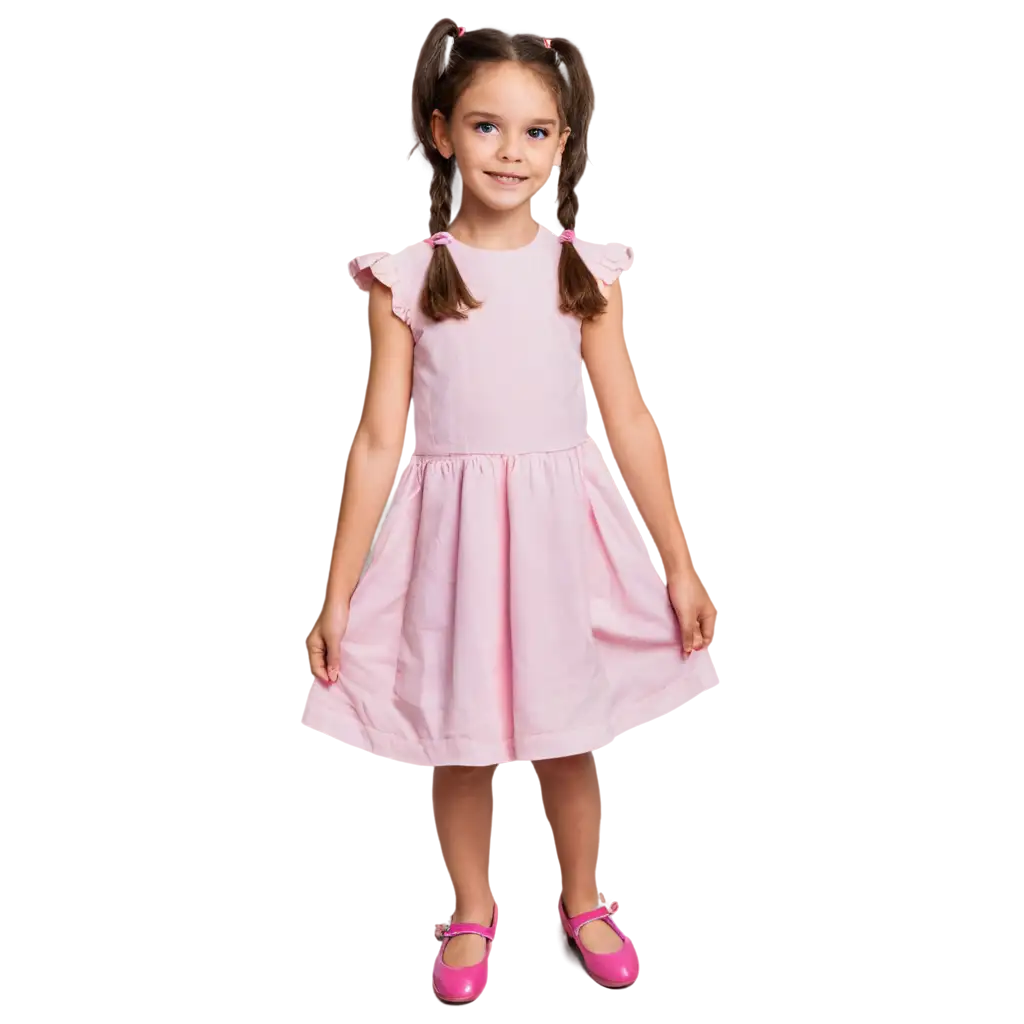 Tiffany-Francine-Thomas-7-Year-Old-Girl-PNG-Image-with-Brown-Hair-in-Pigtails-and-PinkPurple-Attire