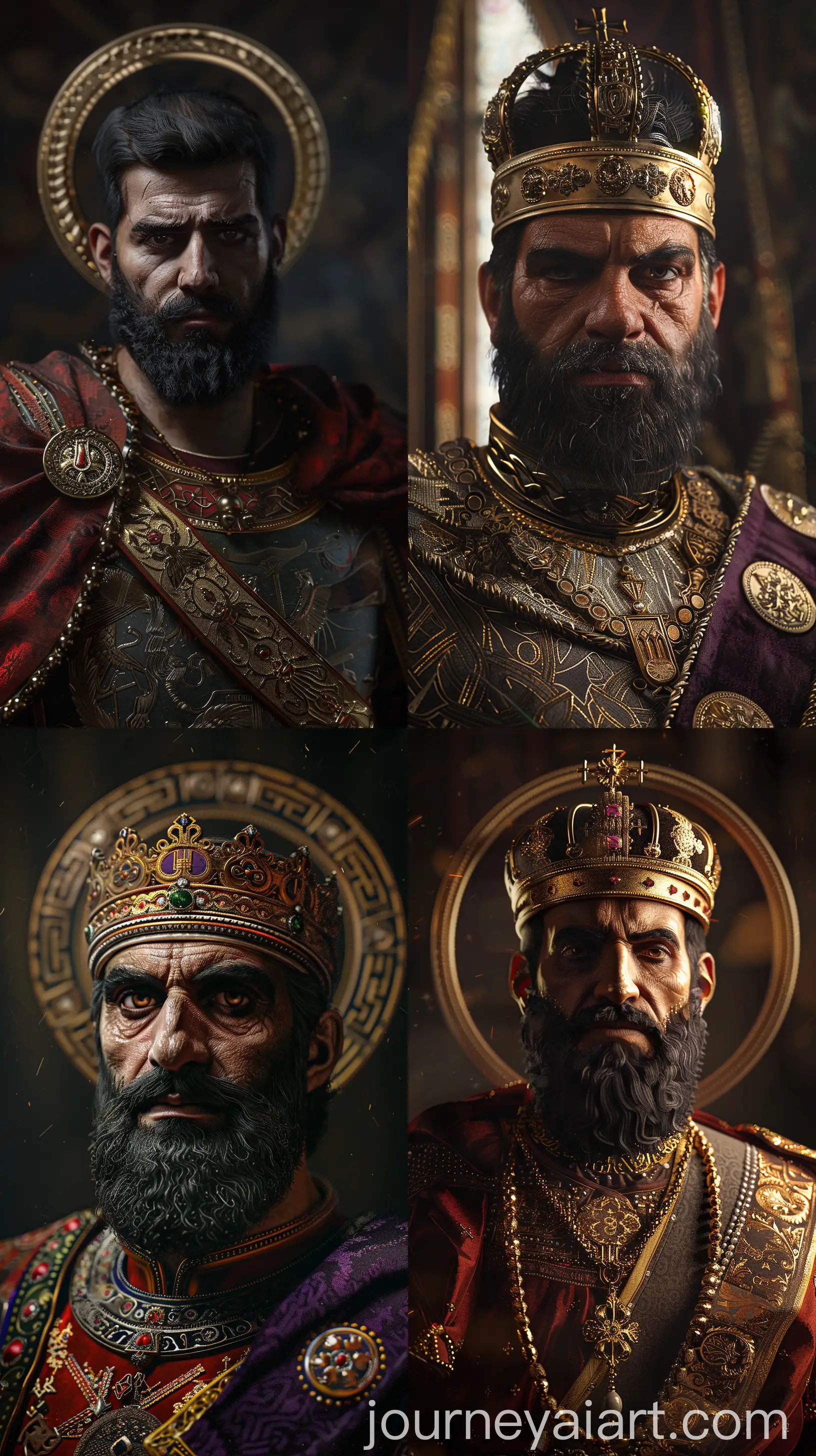 Byzantine-Emperor-in-Komnenian-Period-with-Saintly-Halo