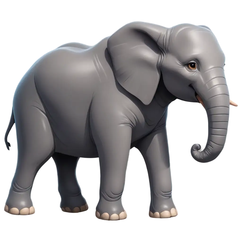 Adorable-Cartoon-Elephant-PNG-Perfect-for-Creative-Projects-and-Designs