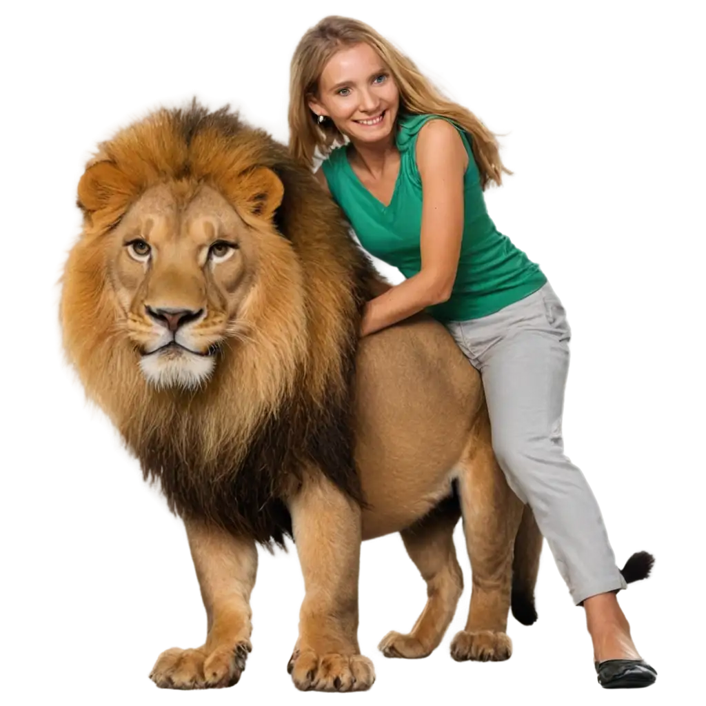 Majestic-Lion-with-Human-A-Stunning-PNG-Image-for-Creative-Projects