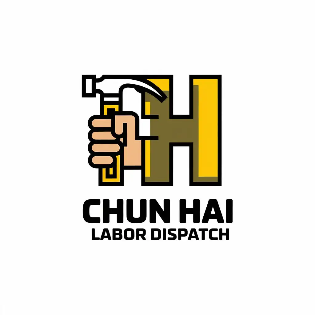 LOGO-Design-For-Chun-Hai-Labor-Dispatch-Moderate-and-Clear-Vector-Logo-Design