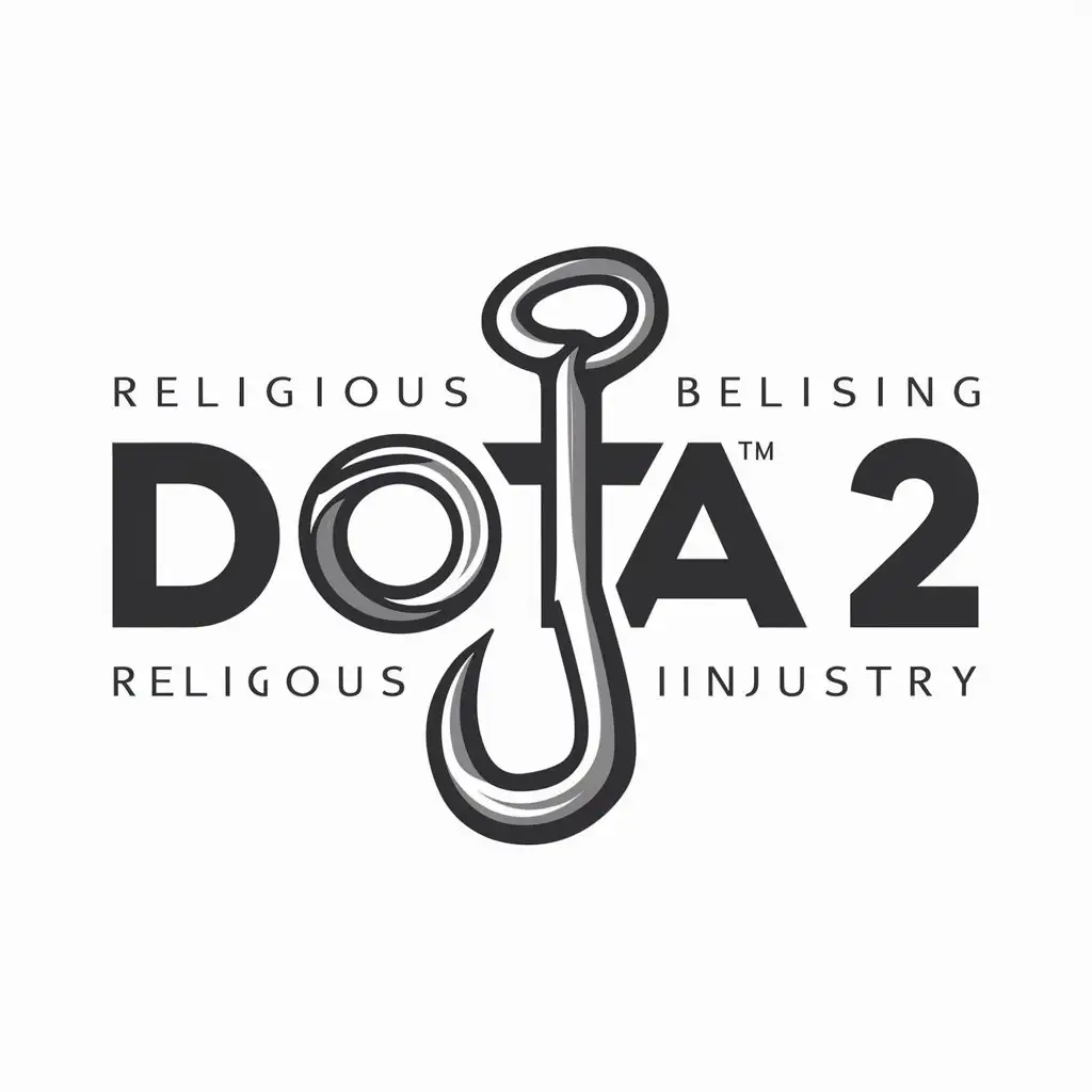 LOGO-Design-for-DOTA-2-Intricate-Meat-Hook-Symbol-for-the-Religious-Industry