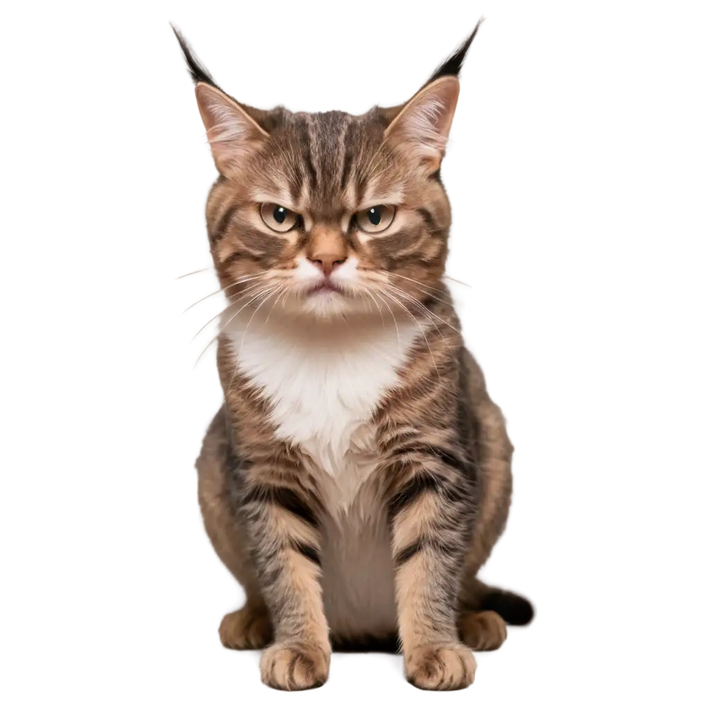 Angry-Cat-PNG-Image-for-Various-Creative-and-Digital-Projects