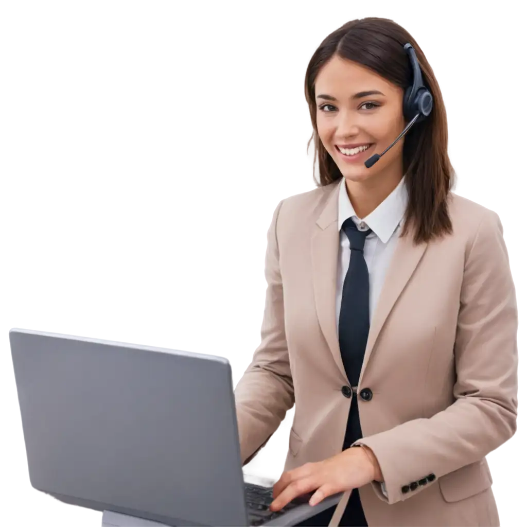 HighQuality-PNG-Image-of-a-Customer-Service-Girl-for-Versatile-Applications