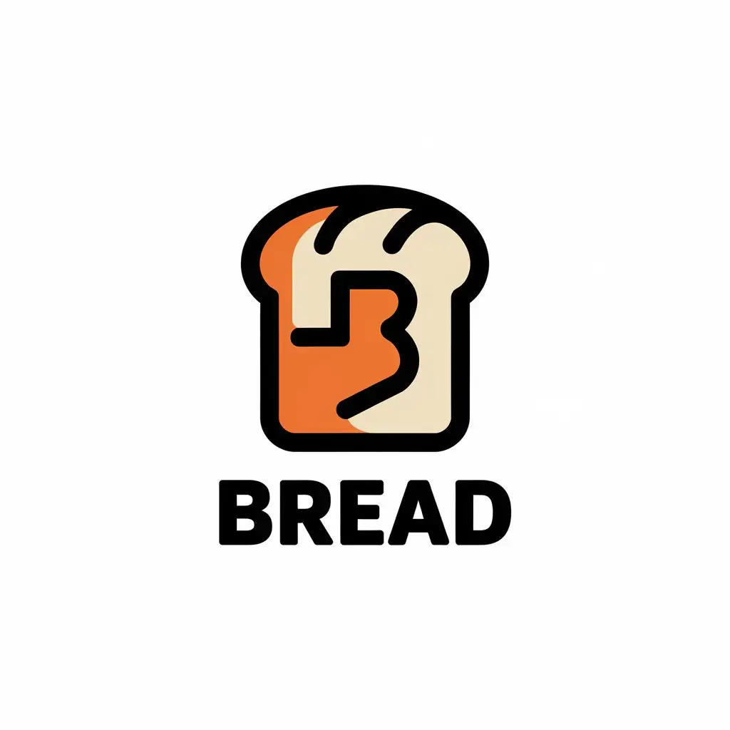 LOGO Design for Bread Vector Art with a Clear Background and Modern Aesthetic