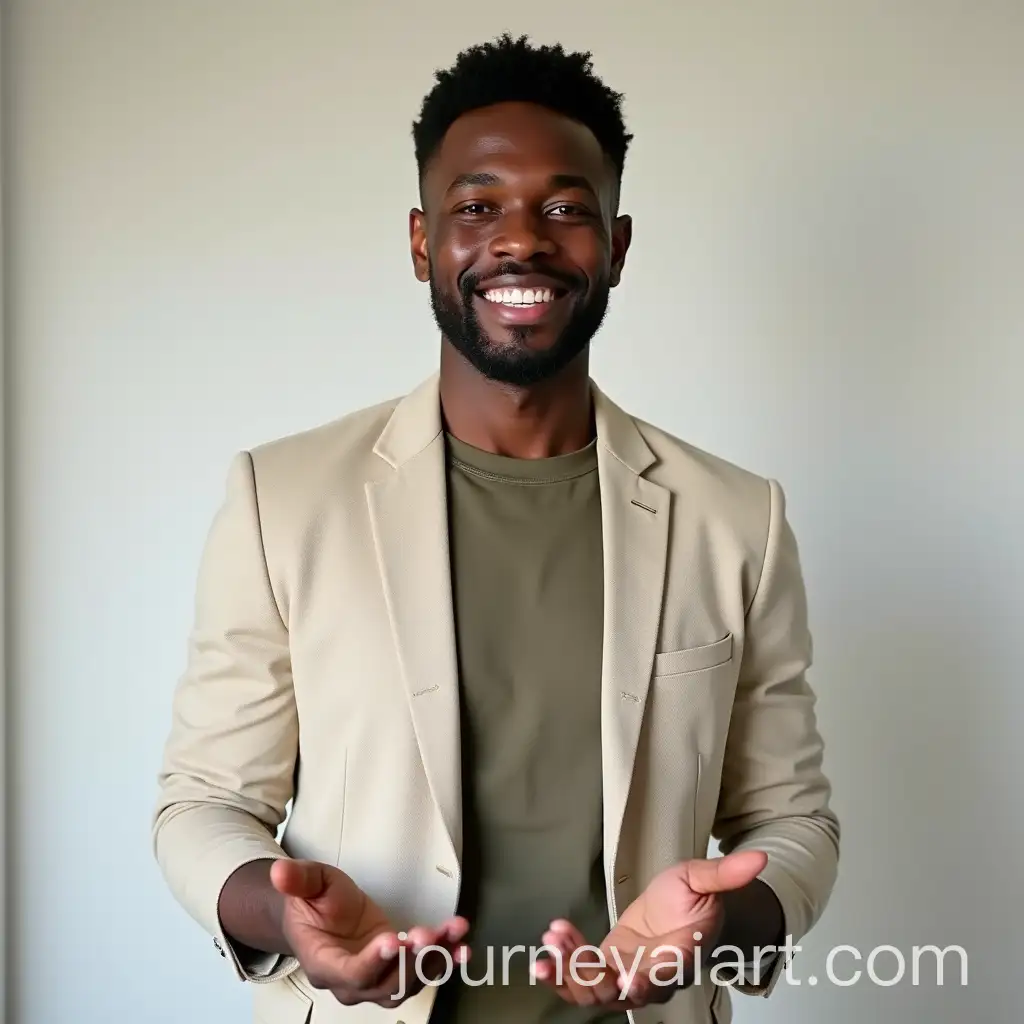 Confident-Young-Black-Man-in-Casual-Elegant-Attire-Ready-to-Speak