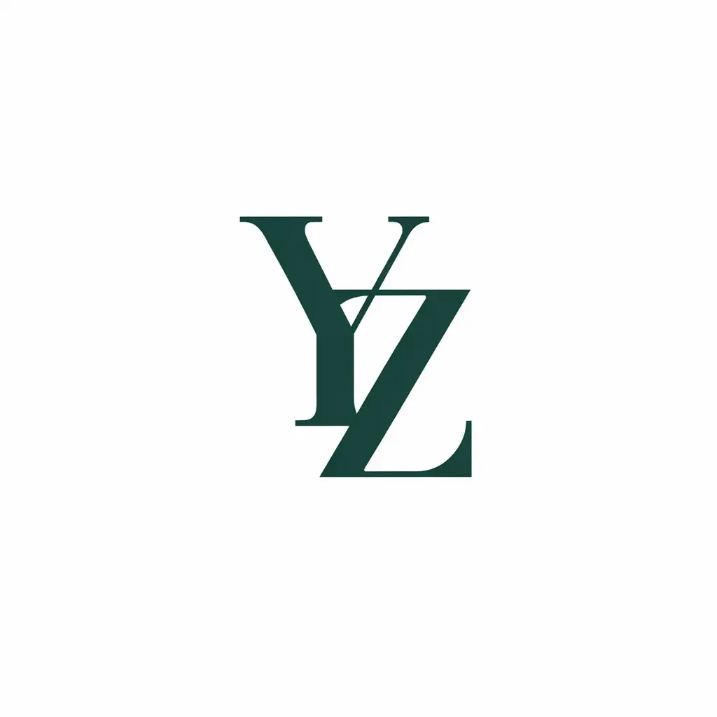 a vector logo design,with the text "YZ", main symbol:YZ,Moderate,be used in Beauty Spa industry,clear background