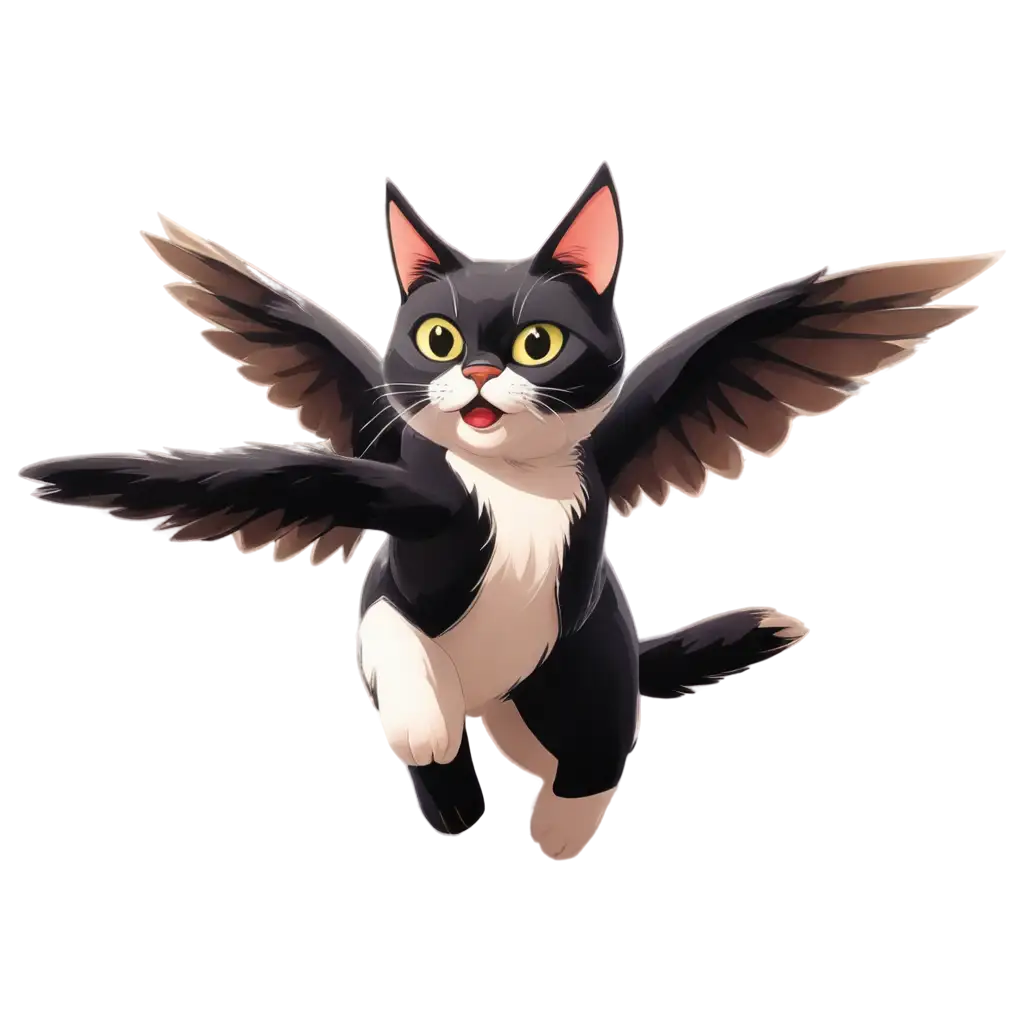 Cartoon-Cat-Flying-PNG-HighQuality-Transparent-Image-for-Creative-Projects