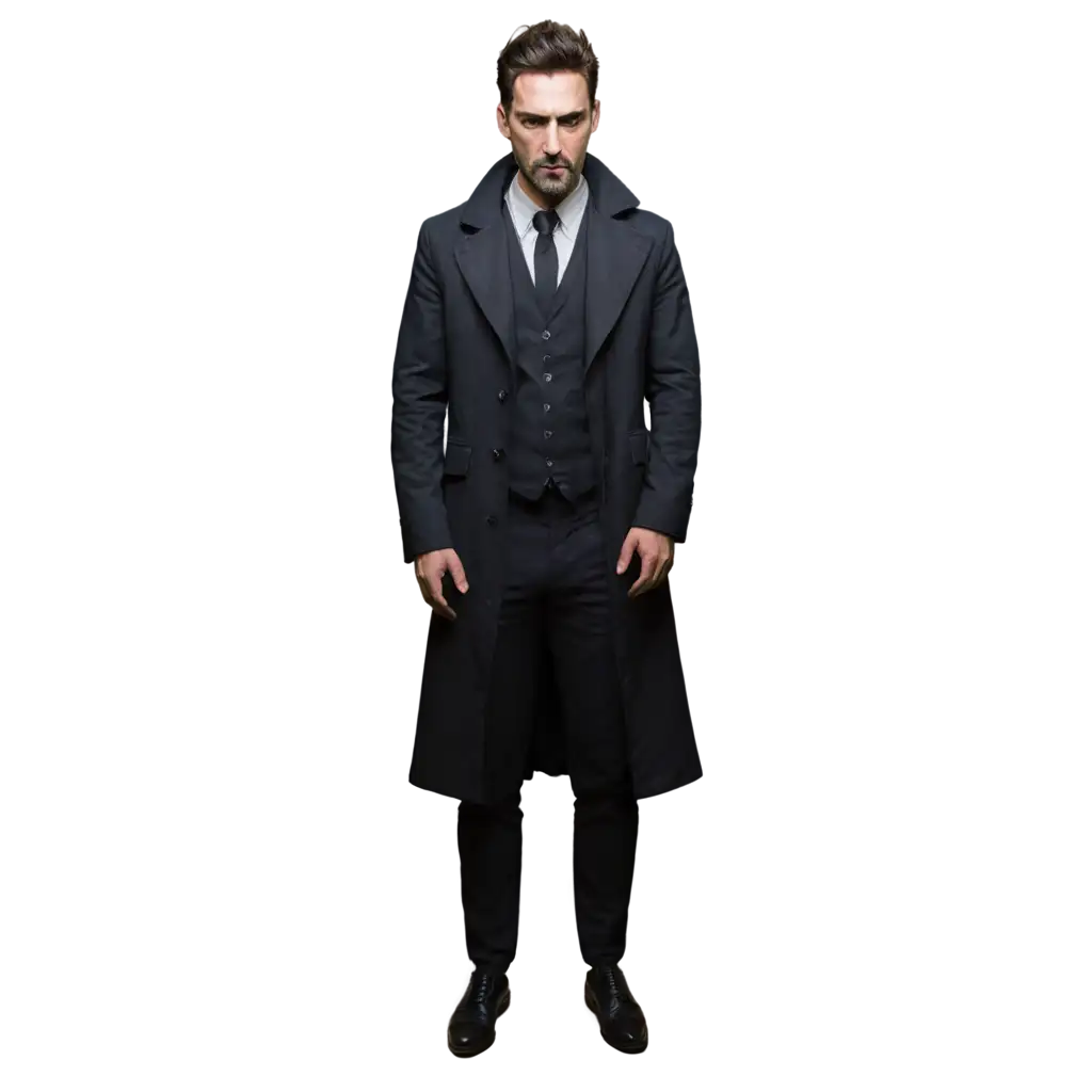 Sinister-ManPNG-Image-Usage-Guide-Portrait-in-PNG-Format-Realistic-Cinematic-Lighting-with-Transparent-Background