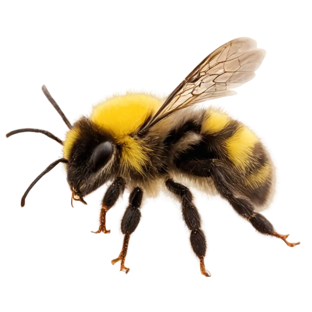 Fuzzy-Bumblebee-PNG-Image-for-Creative-and-Commercial-Use