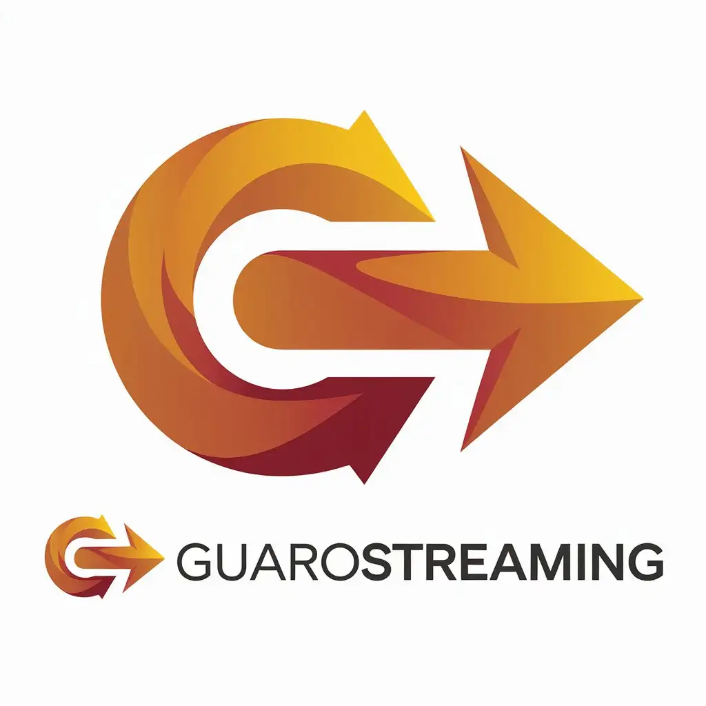 a vector logo design,with the text "Guarostreaming", main symbol:Streaming,Moderate,be used in Retail industry,clear background