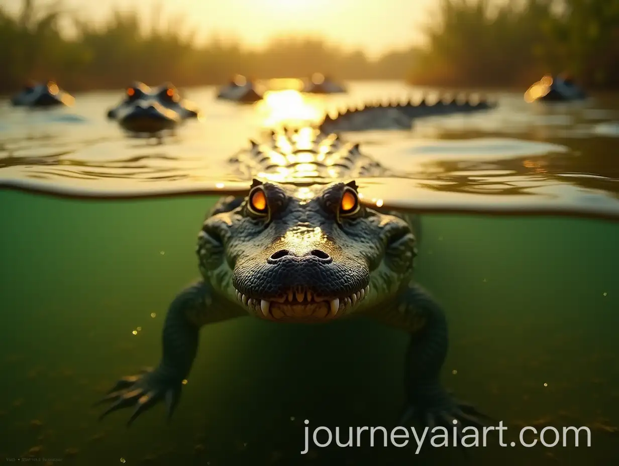 Peaceful-JacardoPantAI-Art-Prompt-Expansionanal-Glowing-Eyes-in-Murky-Water