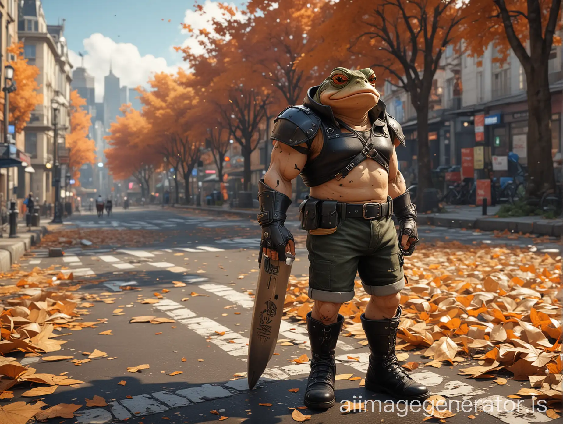 Anthropomorphic-Toad-Street-Fighter-in-Anime-Style-Unreal-Engine-5