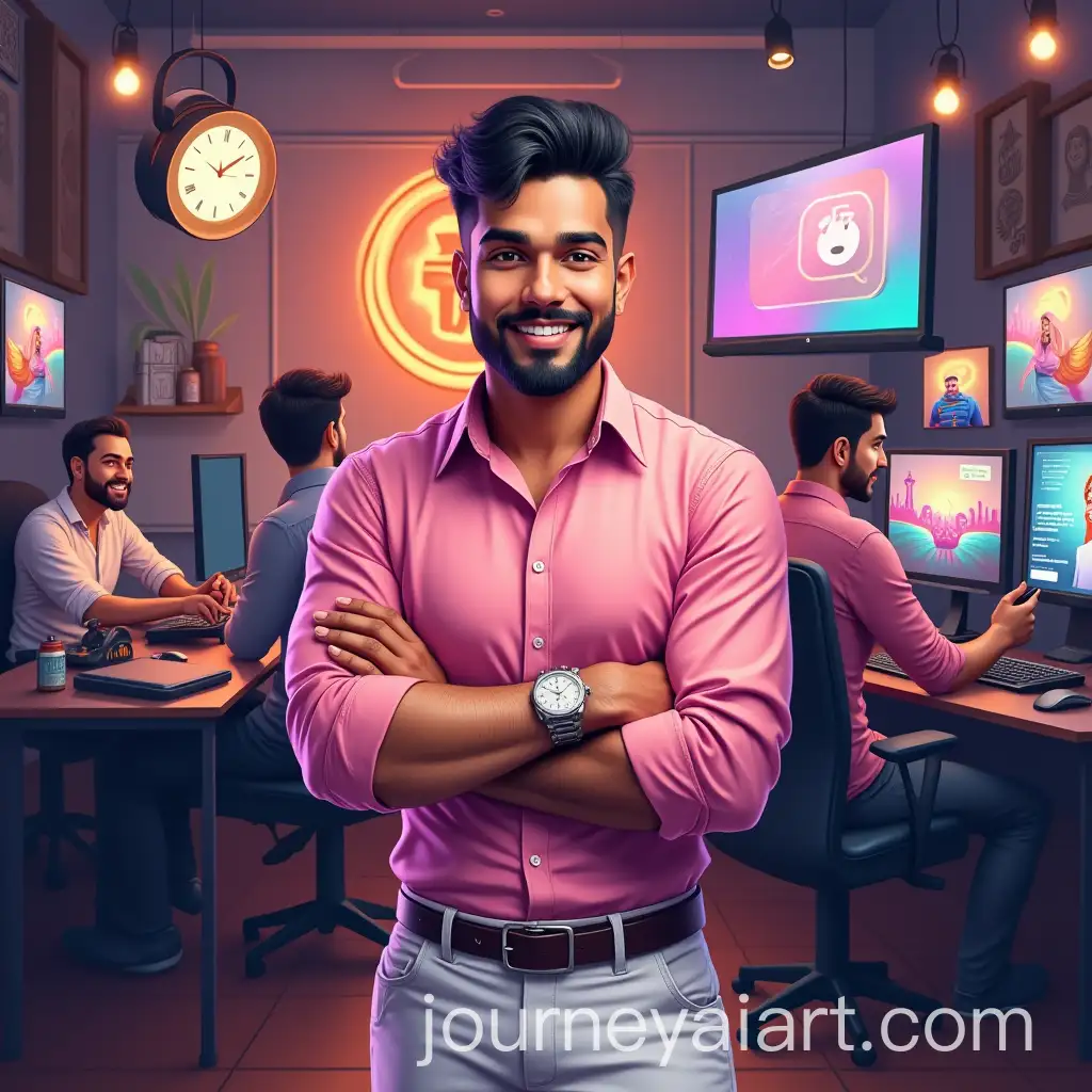 BeerBiceps-Content-Creation-Studio-Inspiring-Scene-with-Ranveer-Allahbadia