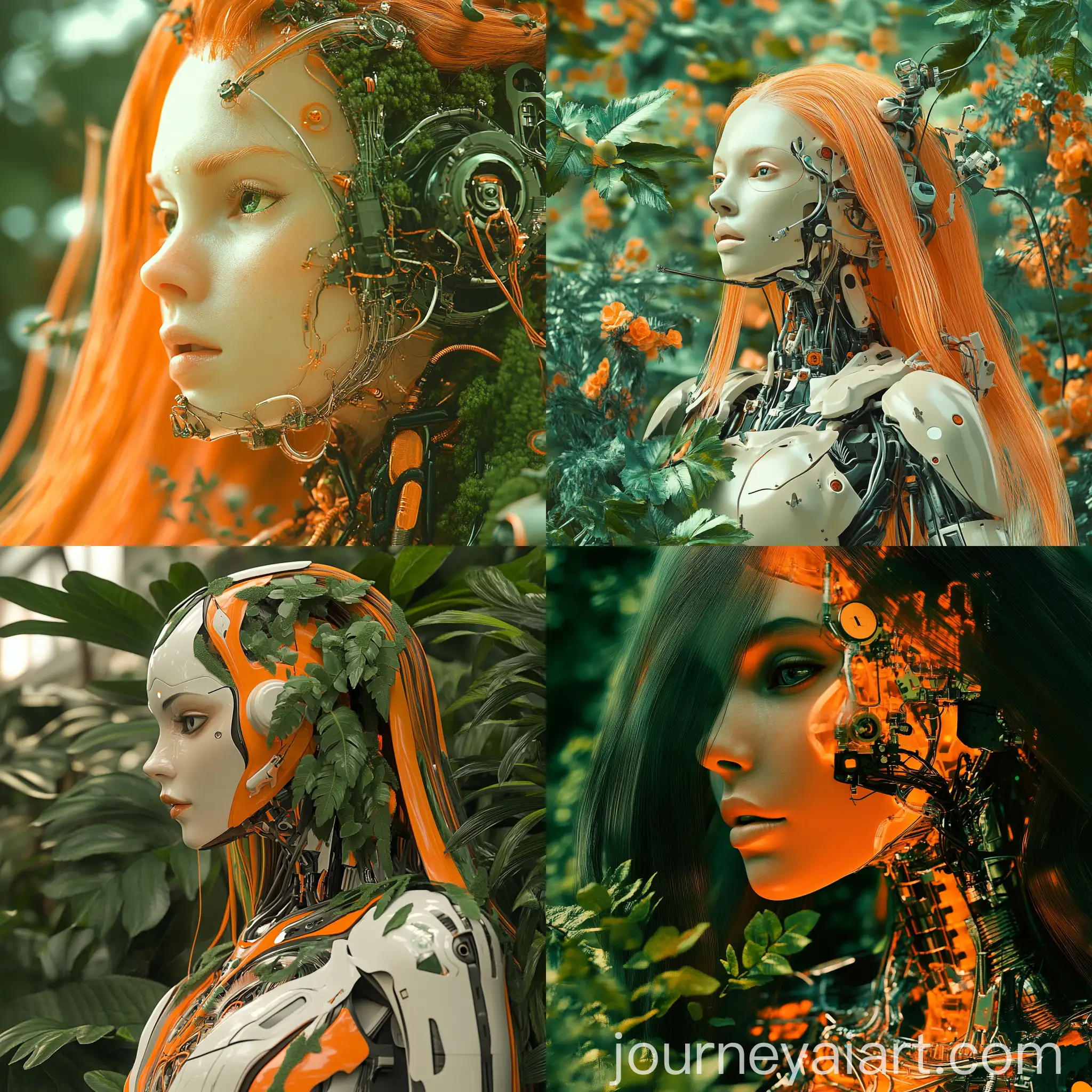 Android-Robot-Female-with-Long-Hair-in-Postmodern-Photography