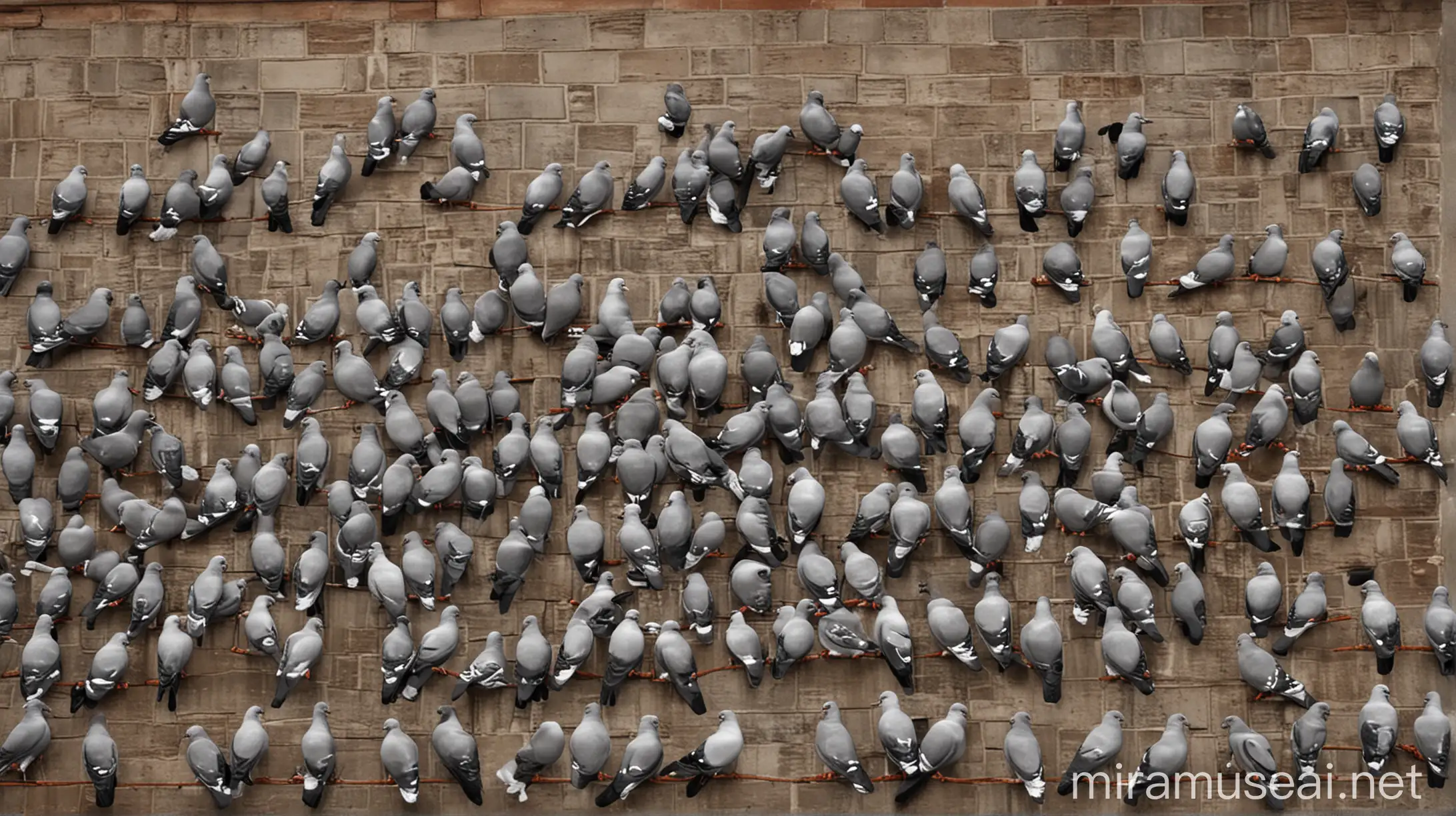 Pigeon Overlords Commanding the City Skies