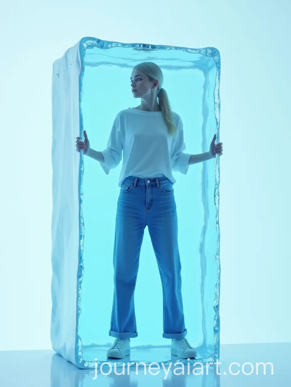 Icy-Transparent-Blue-Ice-Cube-with-FullLength-Bagi-Jeans-Inside