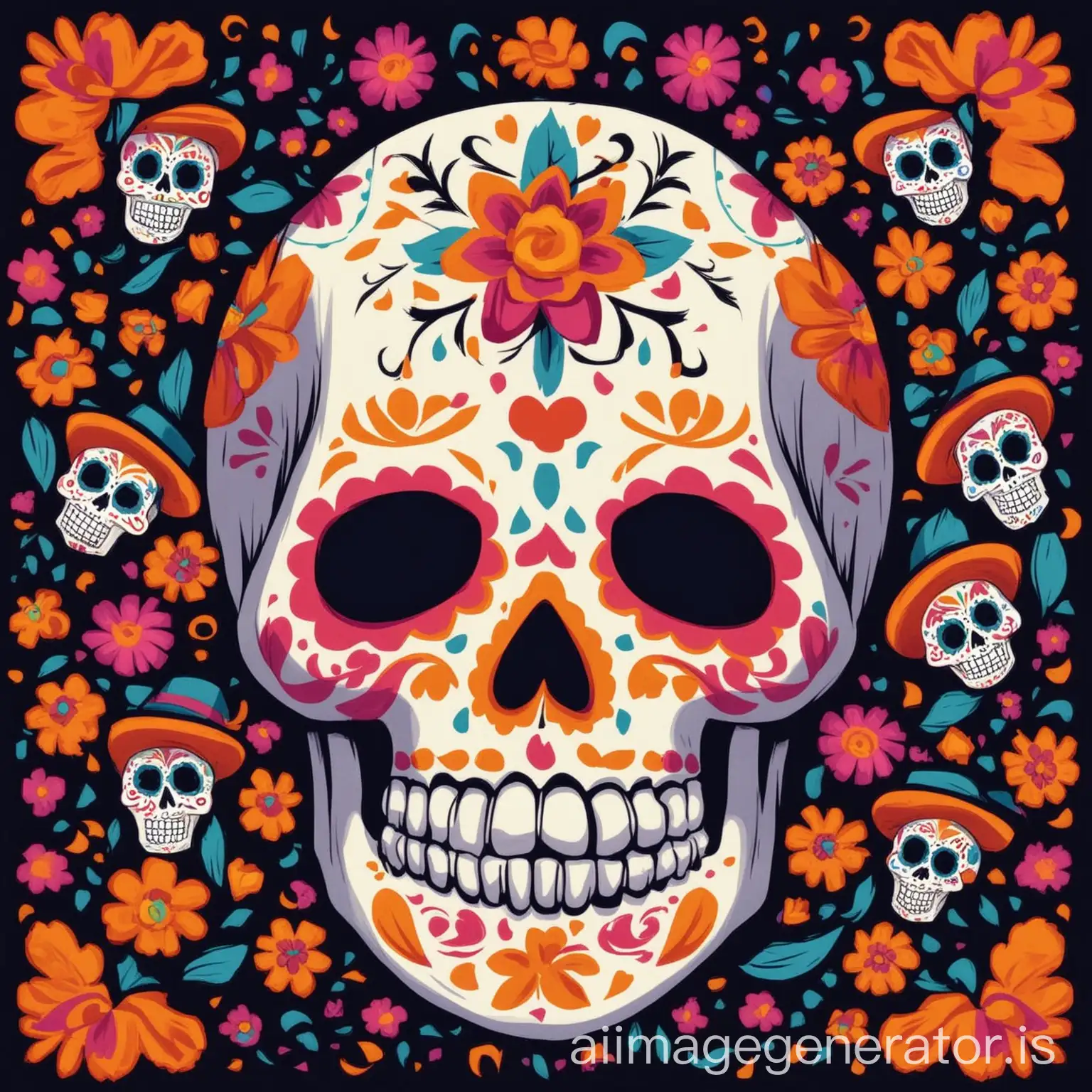 skull for day of the dead