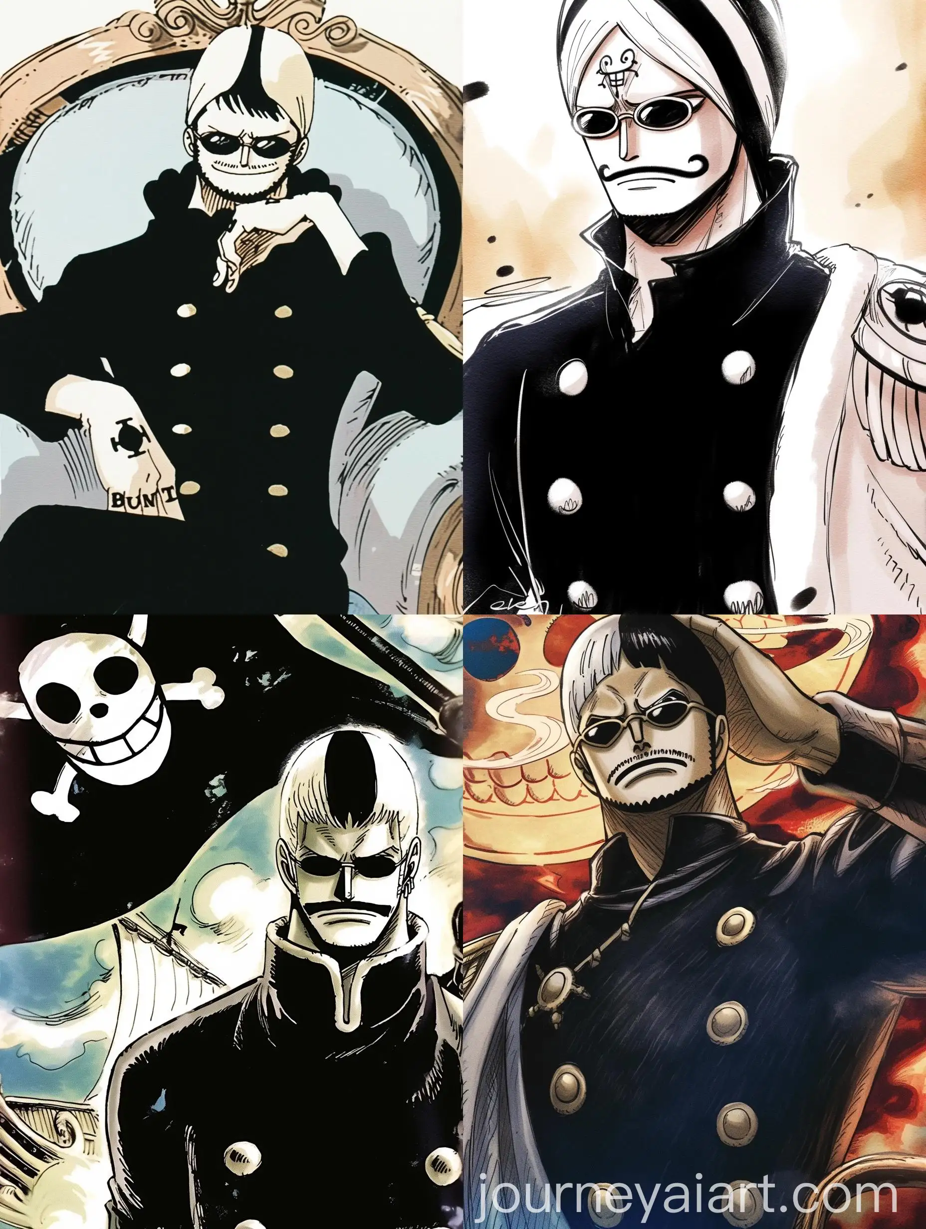 Watercolor-Pirate-Character-from-Manga-One-Piece-Style