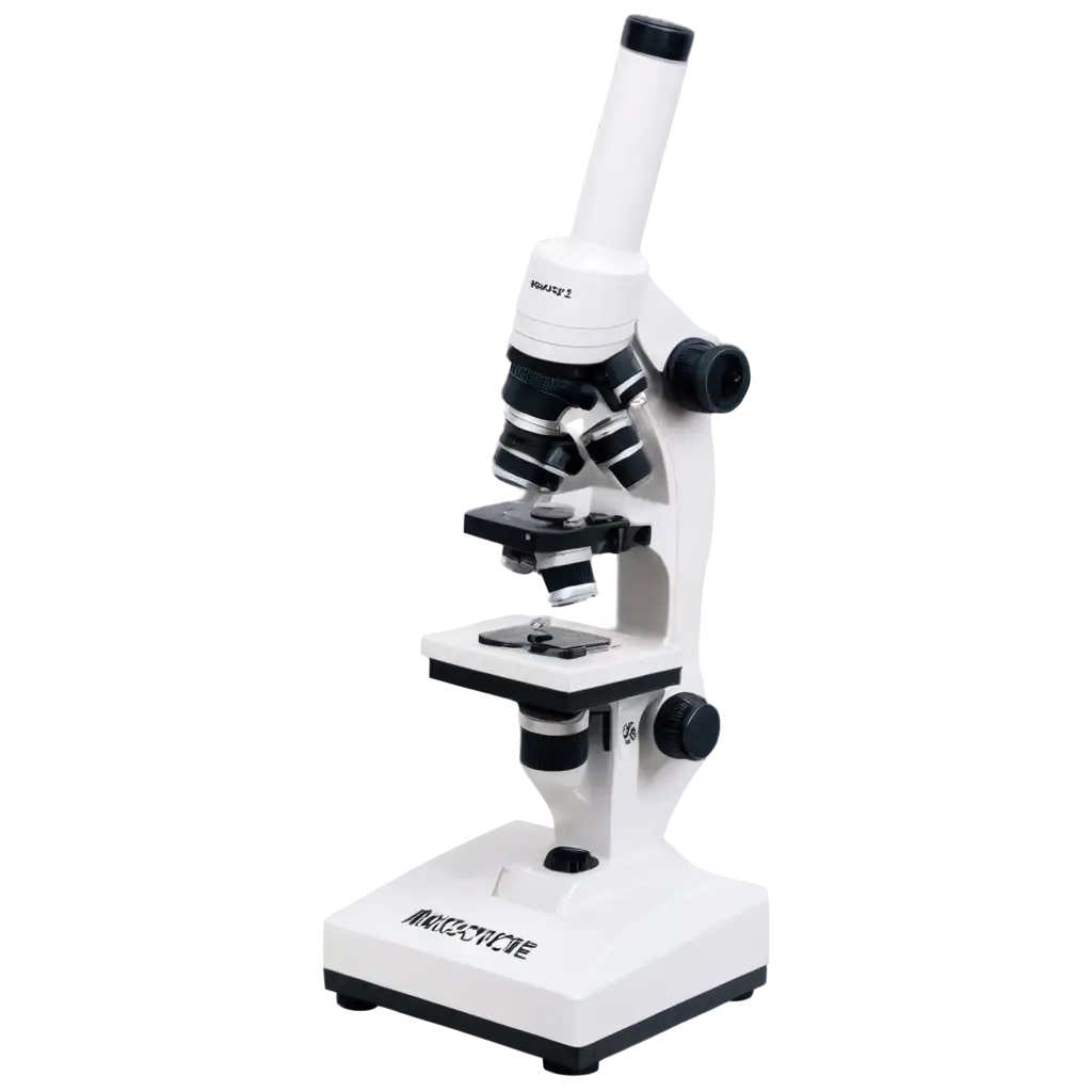 white microscope