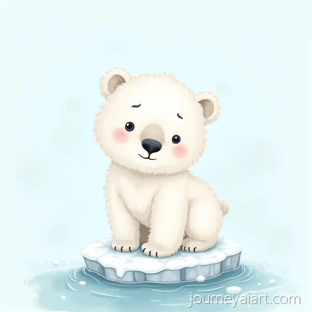 Adorable-Polar-Bear-CubAI-Art-Prompt-Expansion-on-an-Ice-Floe-in-a-Winter-Arctic-Landscape