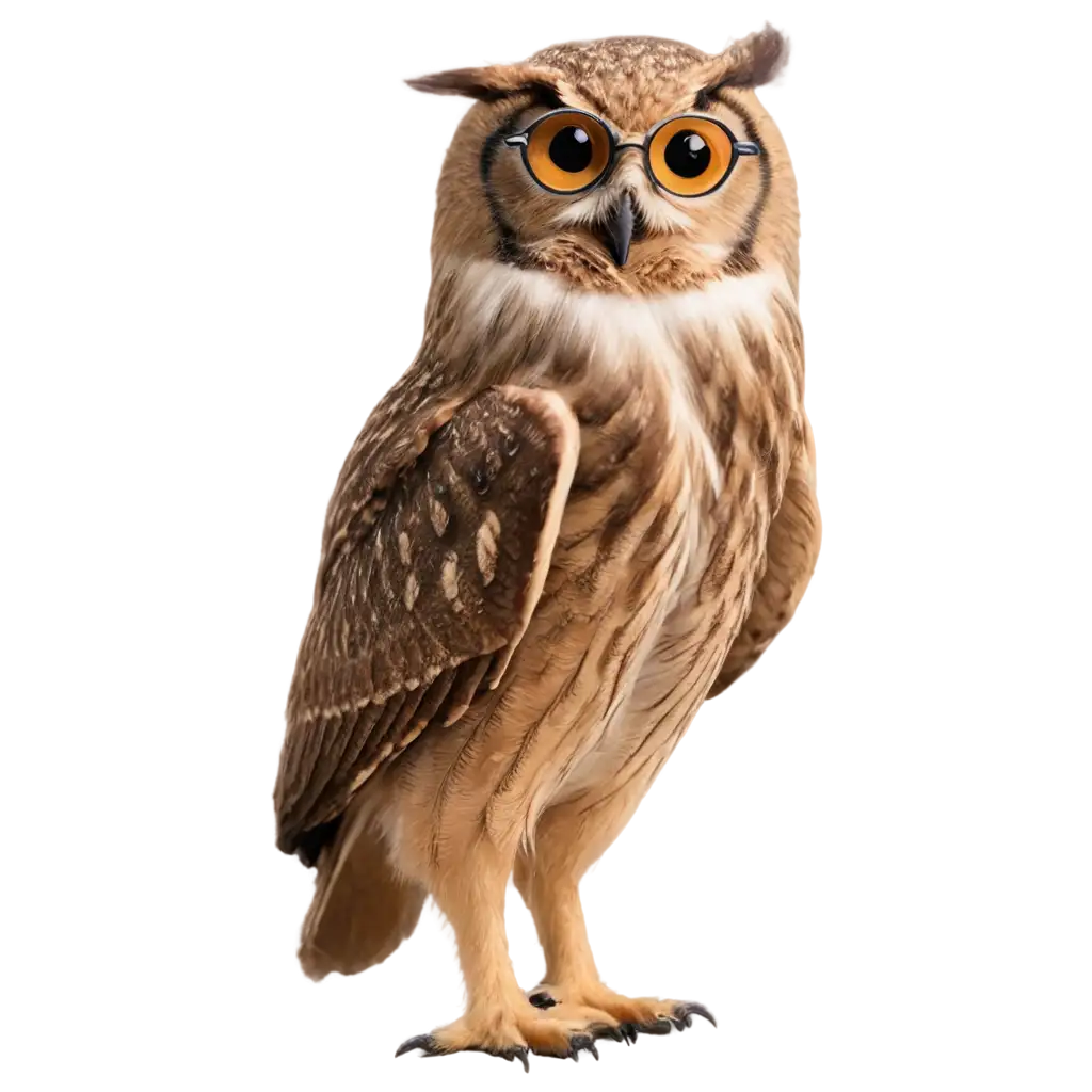 Cute-Owl-with-Spectacles-PNG-Delightful-Owl-Character-in-Glasses