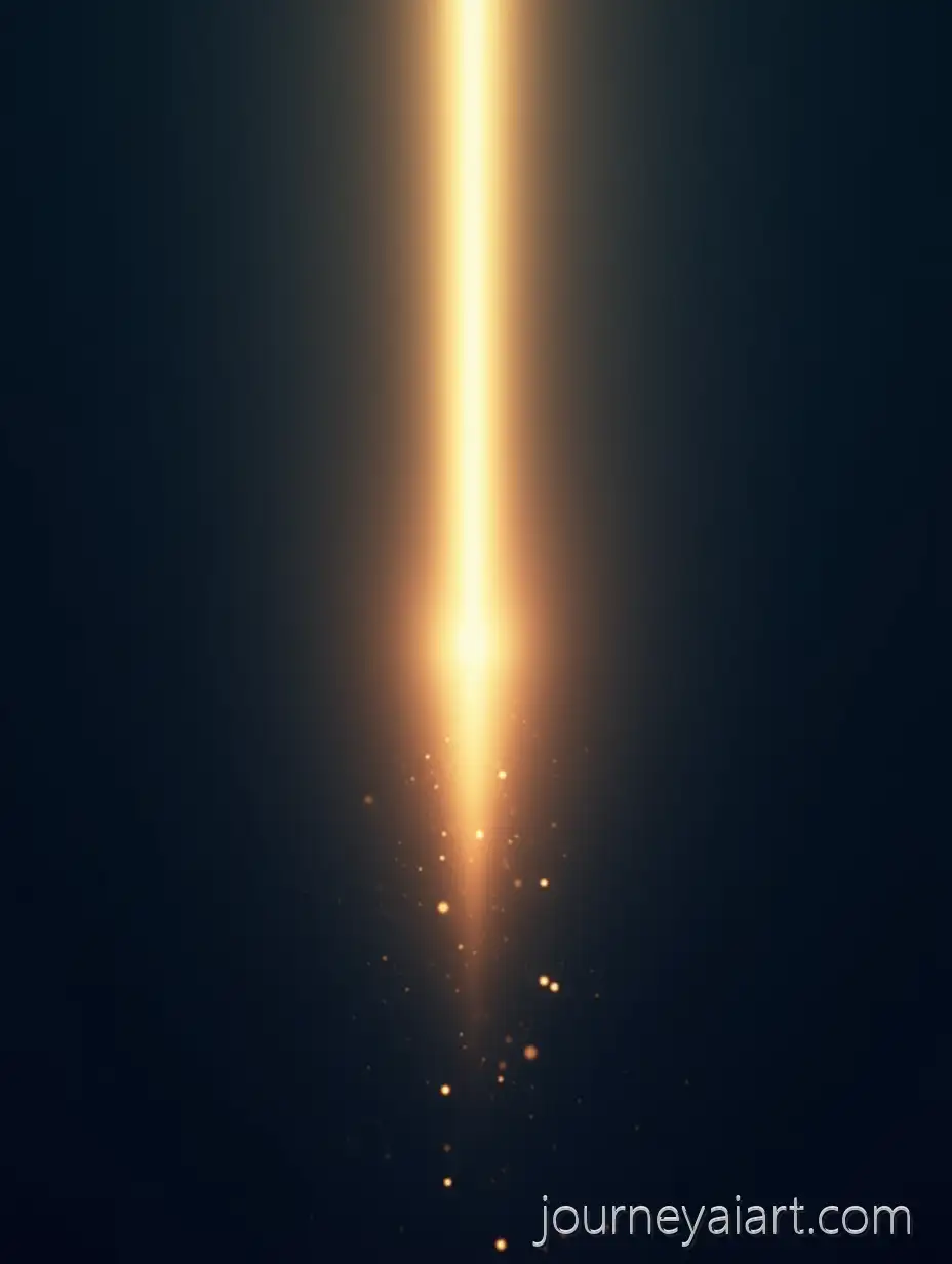 Golden-Beam-of-LightGolden-light-beam-ascent-Rising-from-a-Deep-Blue-Background-with-Floating-Particles