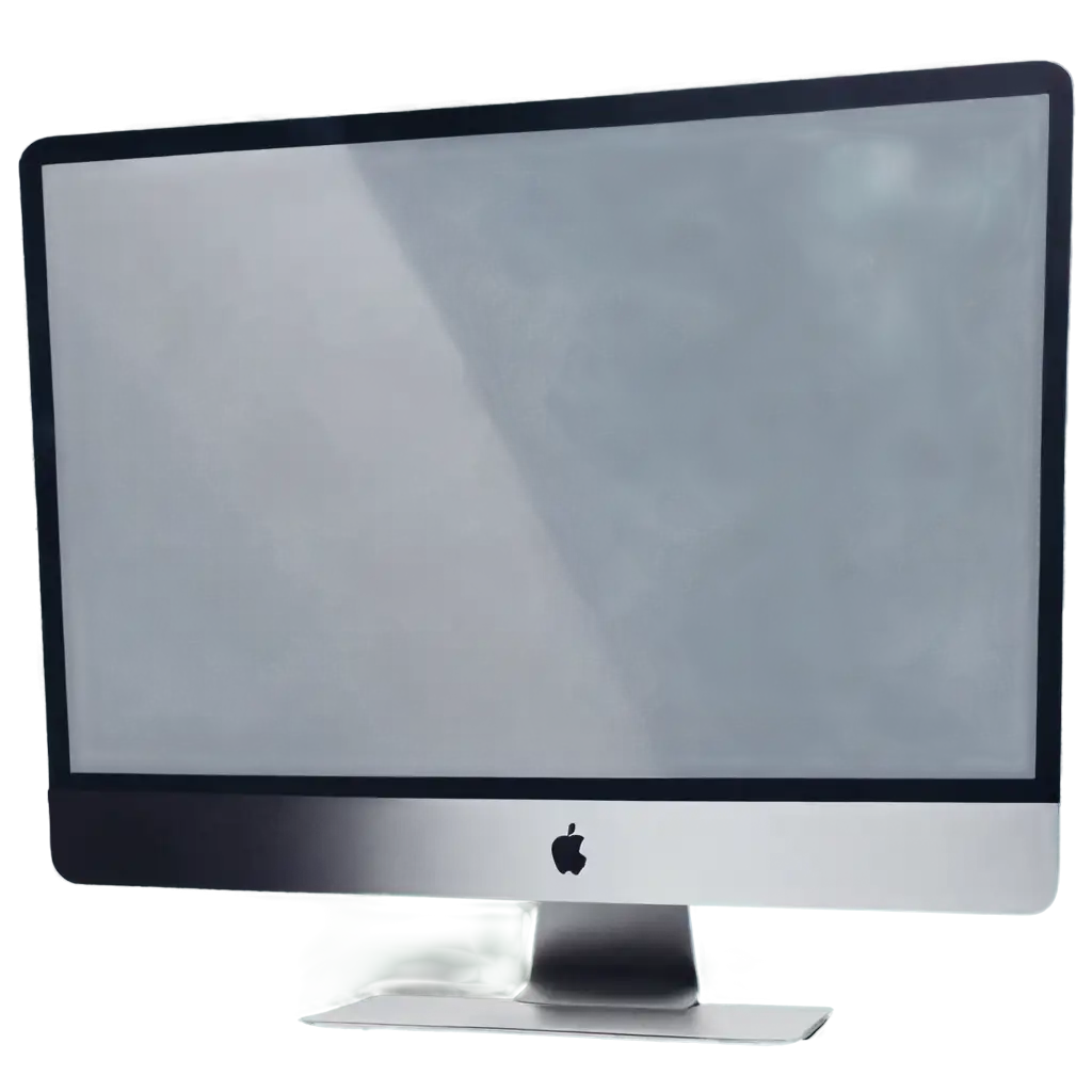 HighQuality-PNG-Image-of-a-White-Mac-Monitor-for-Versatile-Use