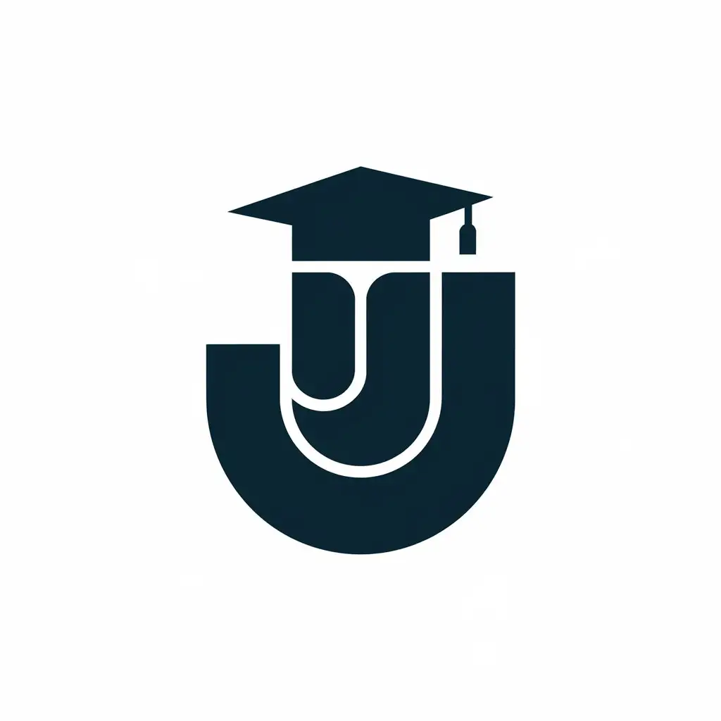 LOGO Design for JLU Vector Logo with J as Main Symbol for Education Industry